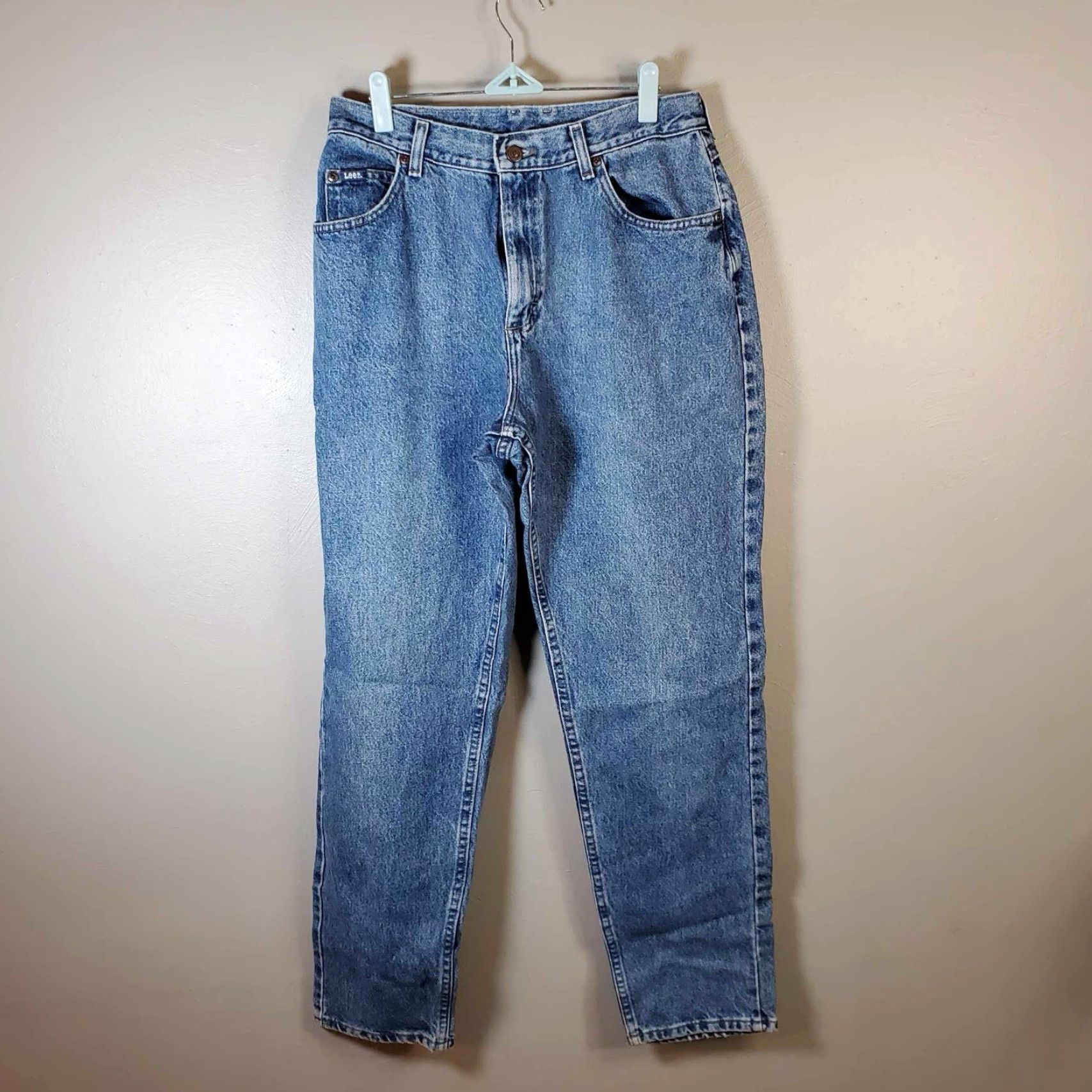 Lee VINTAGE Lee Jeans Dark Wash Faded Tag Size 30 X 30 Mens Jeans 30 Inseam Blue Straight Size US 30 / EU 46 - 3 Thumbnail