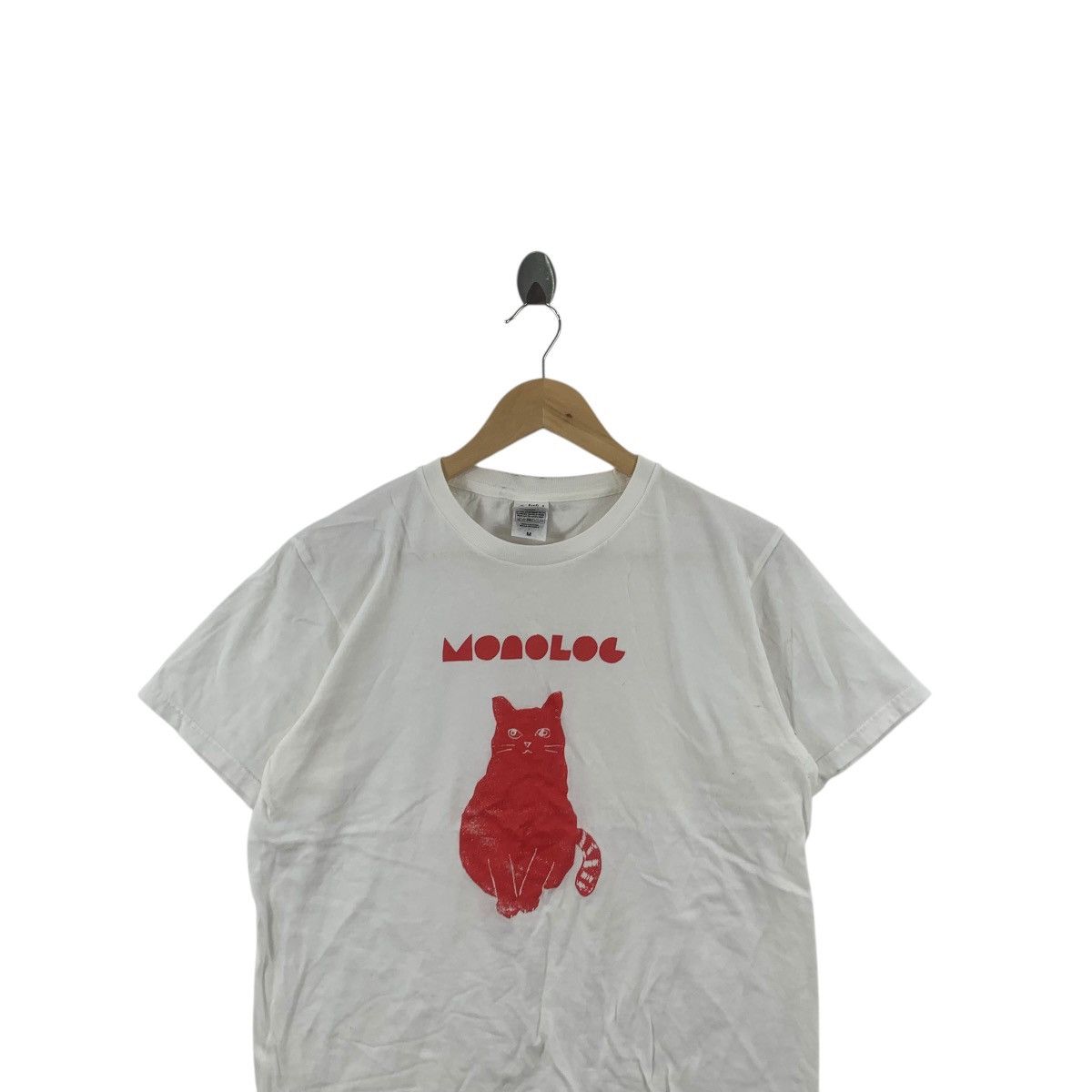 Anime ANIME MONOLOG CAT Illustration Artist Manga Tee Shirt Top Size M / US 6-8 / IT 42-44 - 2 Thumbnail