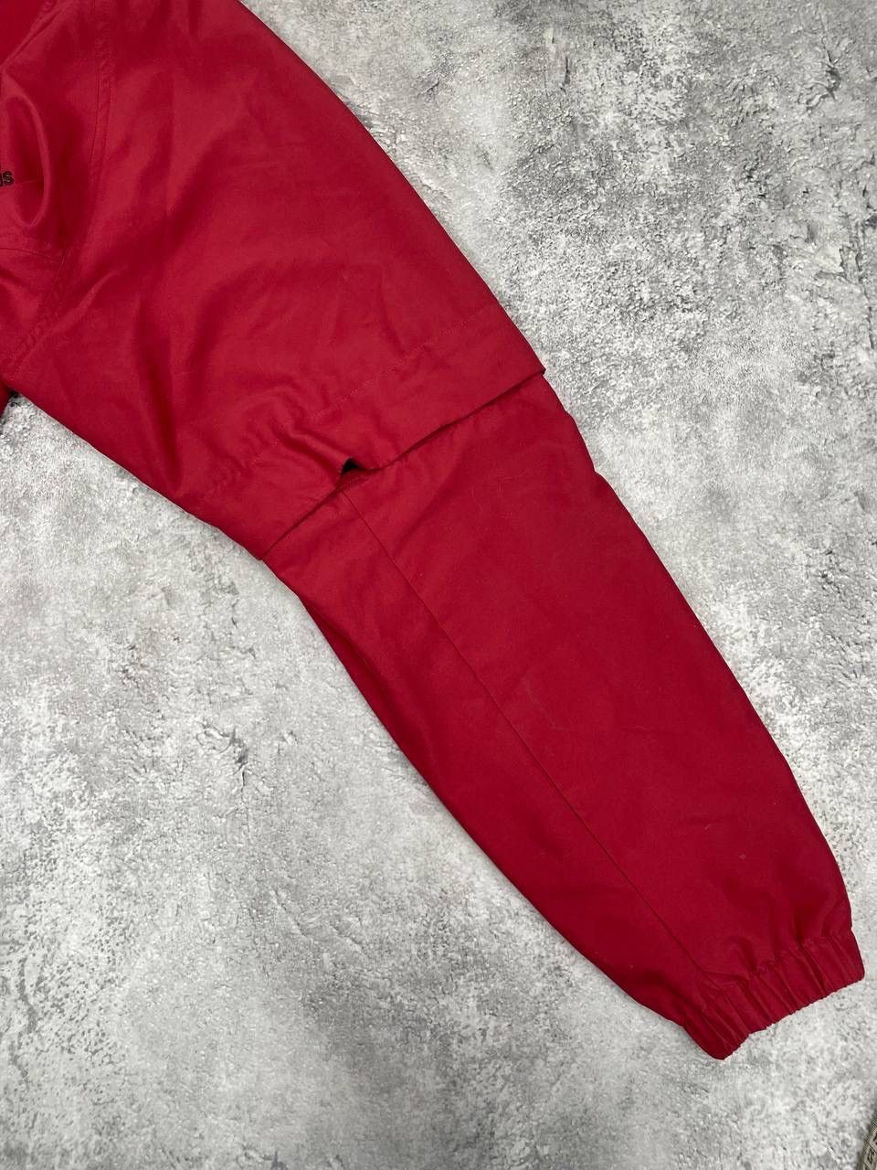 Adidas Adidas Men's Vintage Pullover Jacket Red Lightweight V-Neck Size US S / EU 44-46 / 1 - 6 Thumbnail