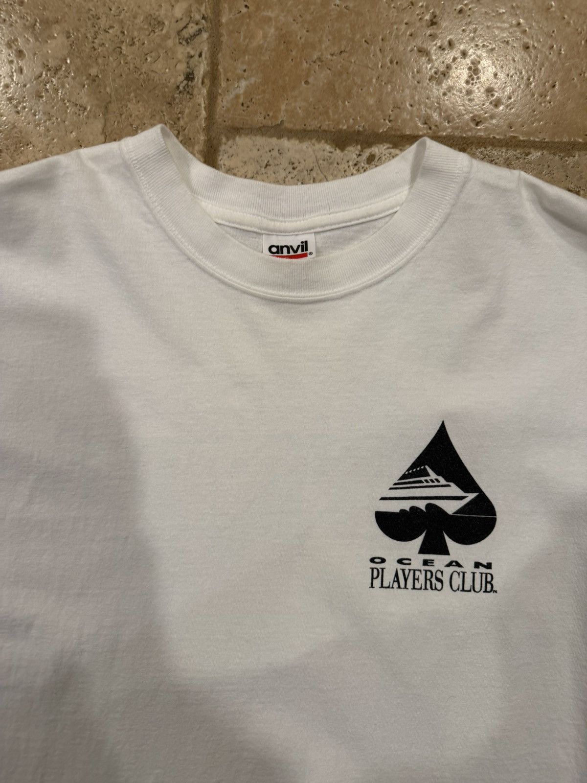 Vintage Vintage Player’s Club Casino Winner White T-Shirt Size US L / EU 52-54 / 3 - 6 Thumbnail