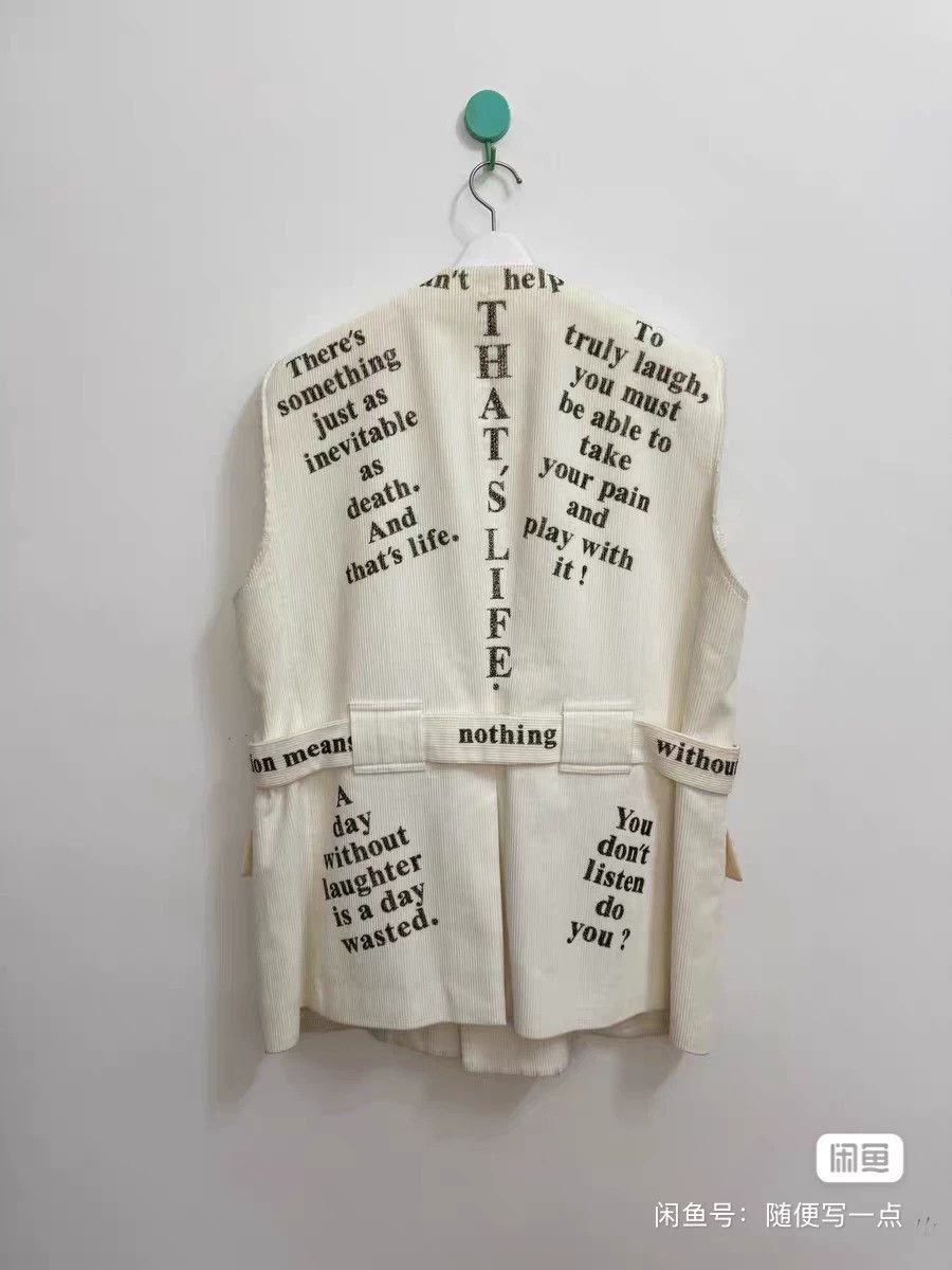 Takahiromiyashita The Soloist. TAKAHIROMIYASHITA White Corduroy Jacket 46 Stained Size US S / EU 44-46 / 1 - 2 Thumbnail