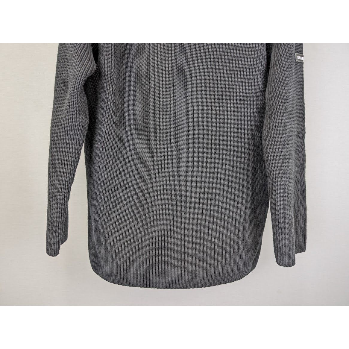 Balenciaga o1rshd1 Wool Rib Knitwear Layered T-Shirt V-Neck Black/White Size US S / EU 44-46 / 1 - 4 Thumbnail