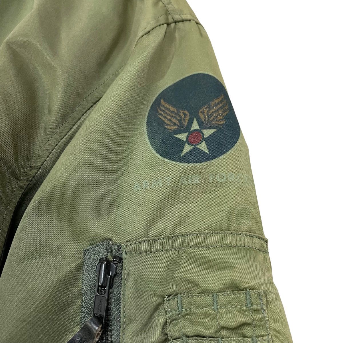 Japanese Brand Vintage Machope MA-1 Army Air Force Flight Bomber Jacket Size US M / EU 48-50 / 2 - 8 Thumbnail