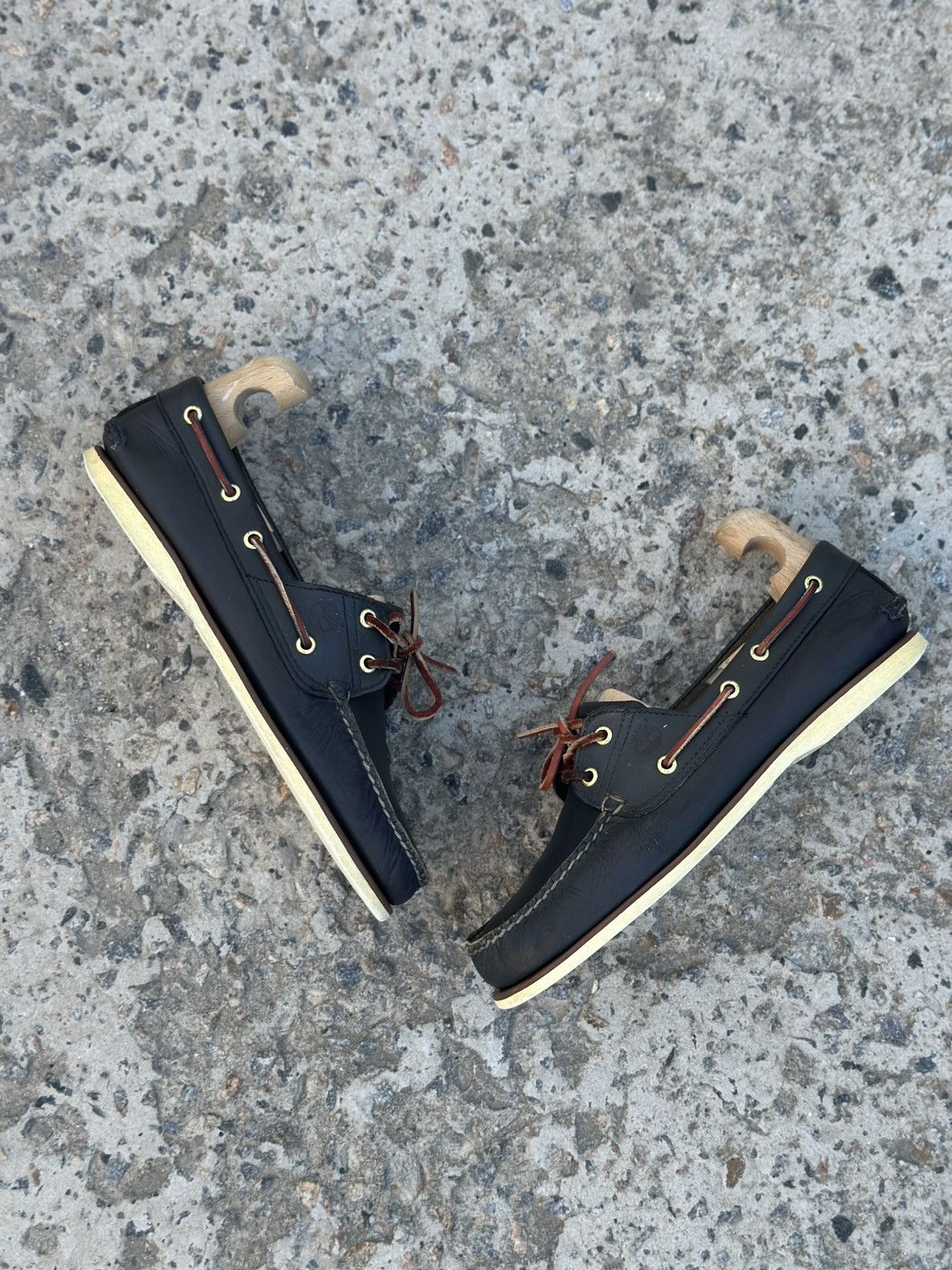 Timberland Luxury Man’s Timberland Leather Shoes Size 43.5 Size US 9.5 / EU 42-43 - 3 Thumbnail