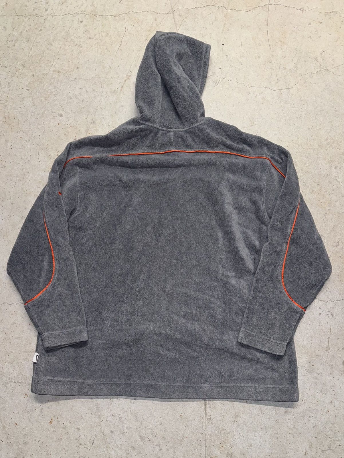 Nike Crazy Vintage 90s Nike Grey Fleece Hoodie Sweatshirt Size US XXL / EU 58 / 5 - 6 Thumbnail