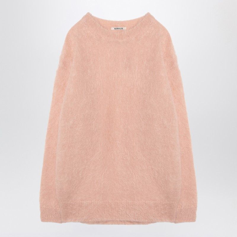 Auralee Auralee Pink Mohair And Wool Jumper Size US XXL / EU 58 / 5 - 1 Thumbnail