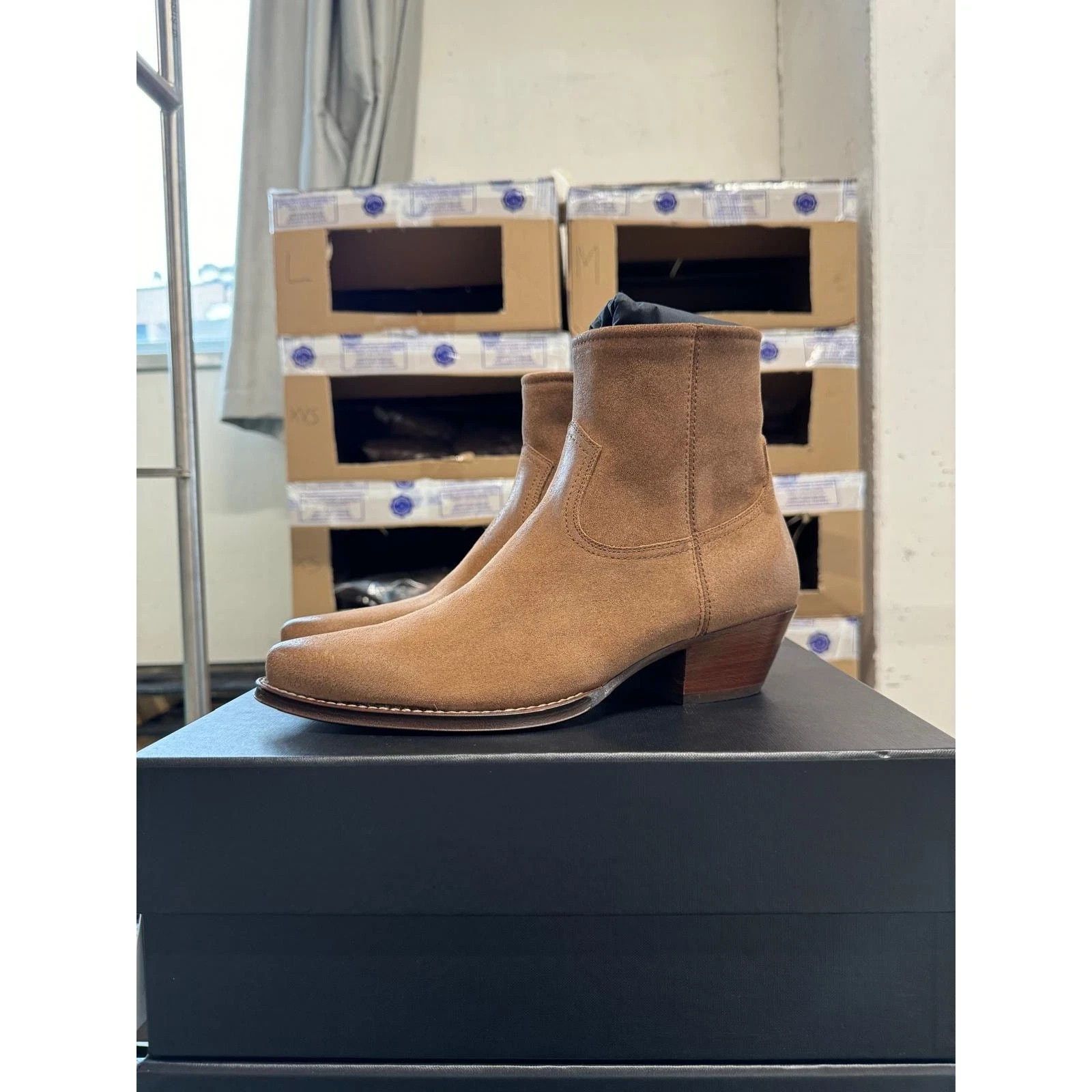 Saint Laurent Paris LUCAS BOOTS Size US 8 / EU 41 - 6 Thumbnail