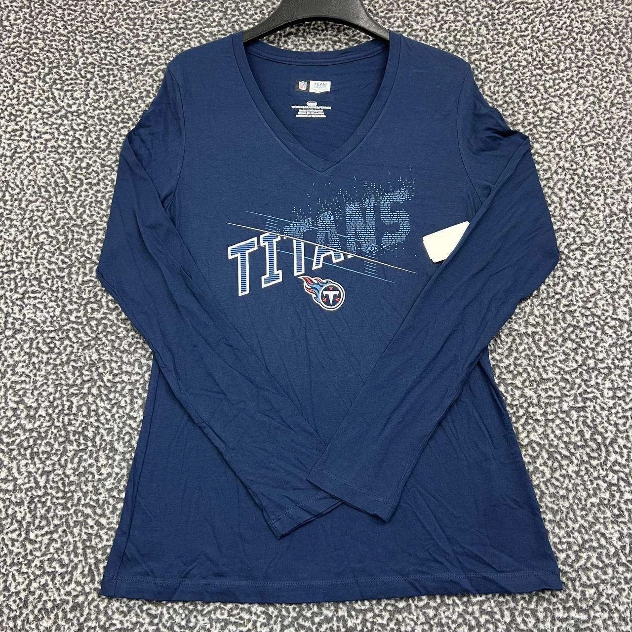 Other Tennessee Titans Shirt Women Blue Sleeve V-Neck New M Size M / US 6-8 / IT 42-44 - 1 Thumbnail