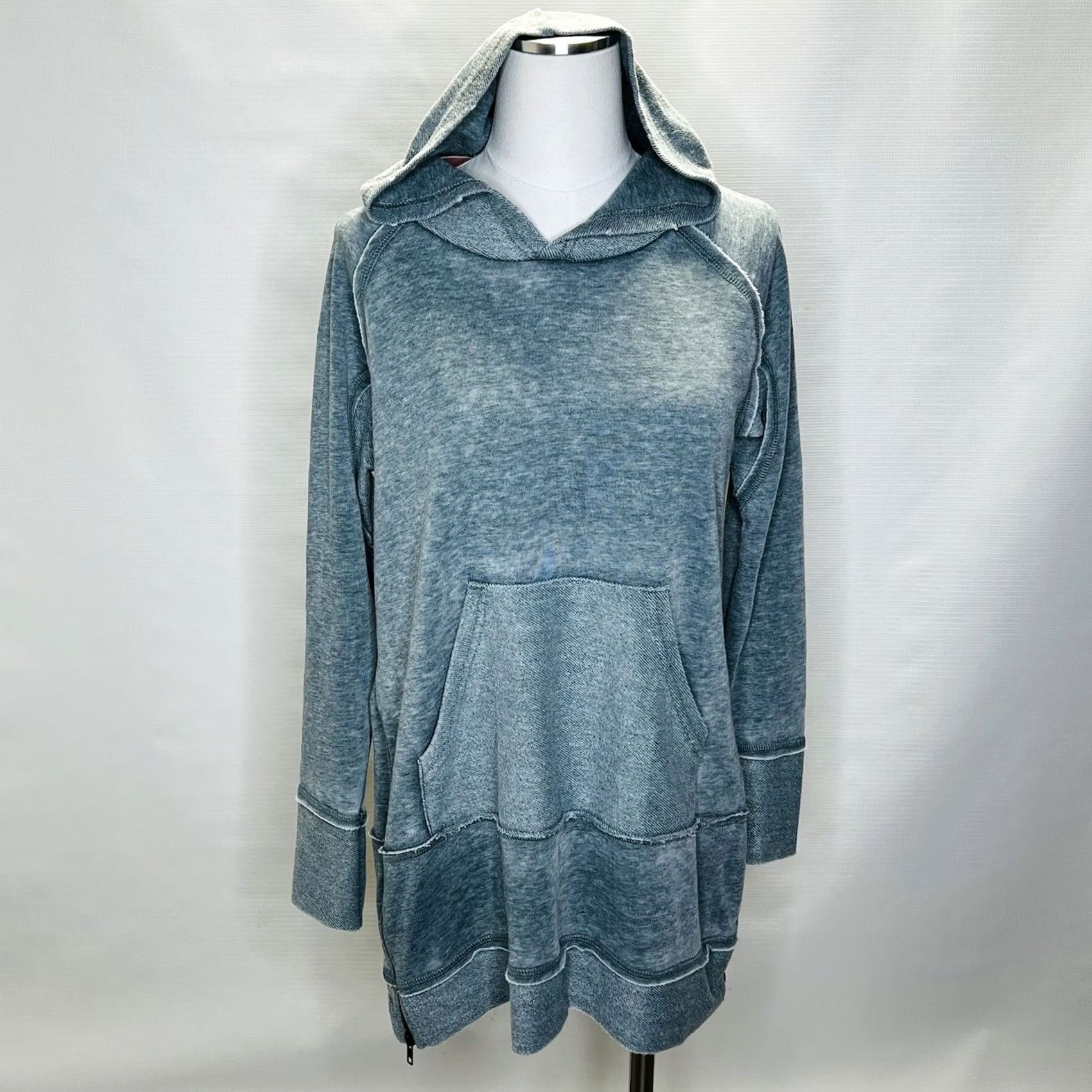 Vintage VINTAGE Evy’s Tree Womens Beachy Hoodie Tunic THE ISIA Sage Green XS Size XS / US 0-2 / IT 36-38 - 2 Thumbnail