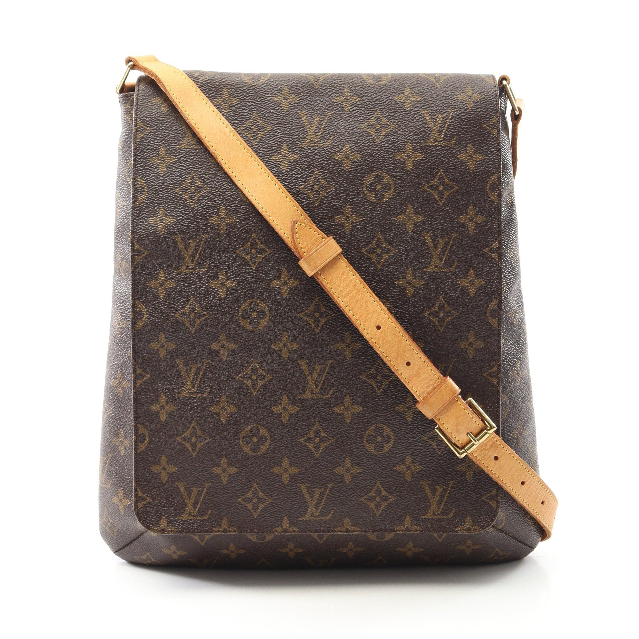 Louis Vuitton Louis Vuitton Musette Monogram Shoulder Bag Leather Brown Size ONE SIZE - 1 Thumbnail