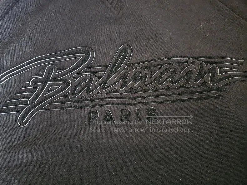 Balmain Balmain Men's Black Sweatshirt. Size US S / EU 44-46 / 1 - 2 Thumbnail
