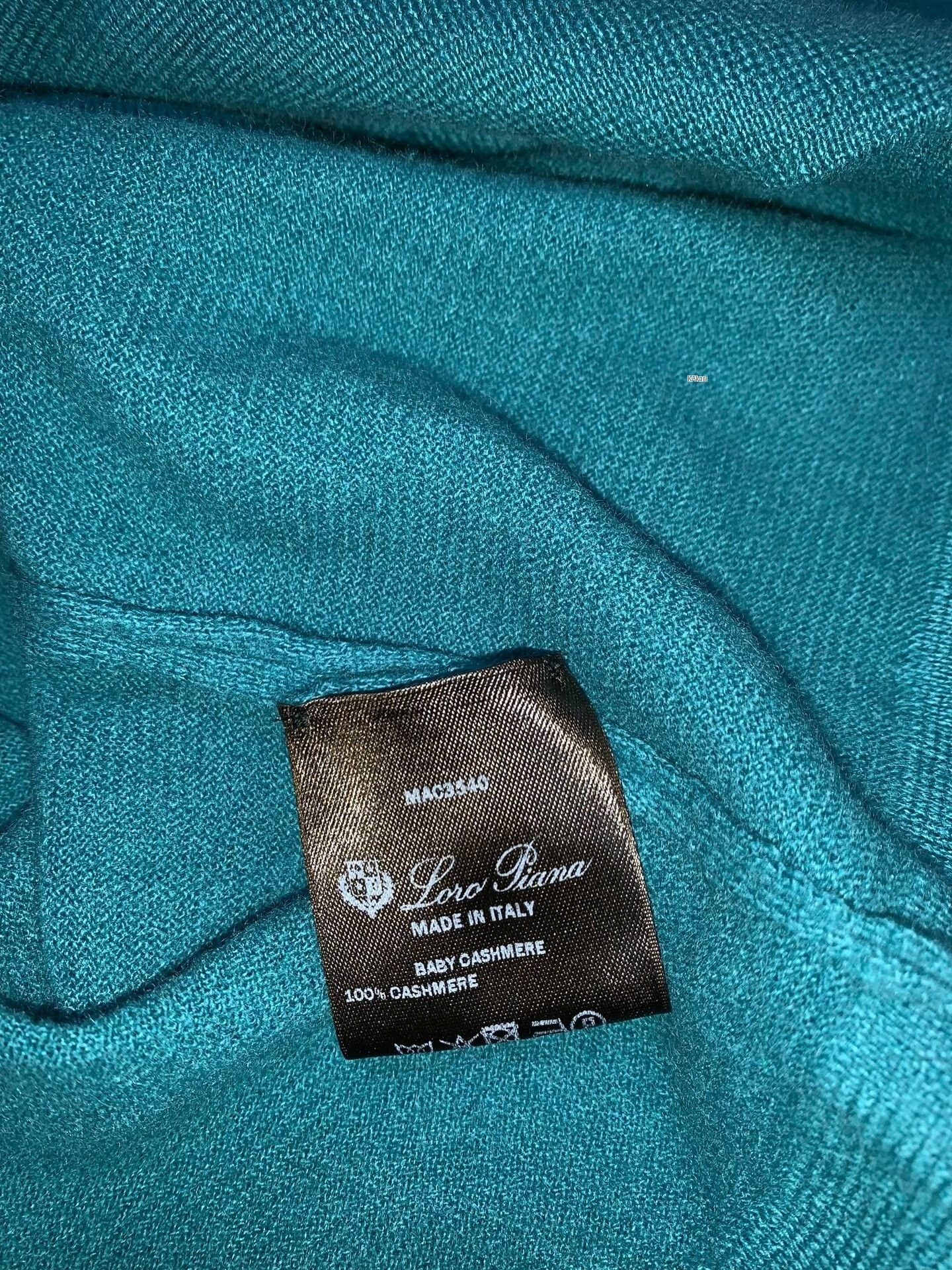 Loro Piana Loro Piana Baby Cashmere Long Sleeve Polo Size US XL / EU 56 / 4 - 2 Thumbnail