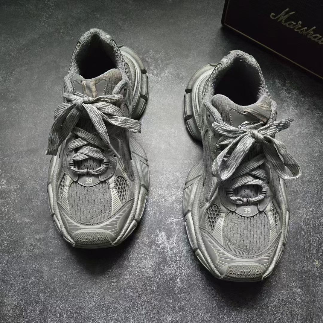 Balenciaga Balenciaga Reflective Multi Lowtop Sneakers XXXL Men Size US 10 / EU 43 - 1 Thumbnail
