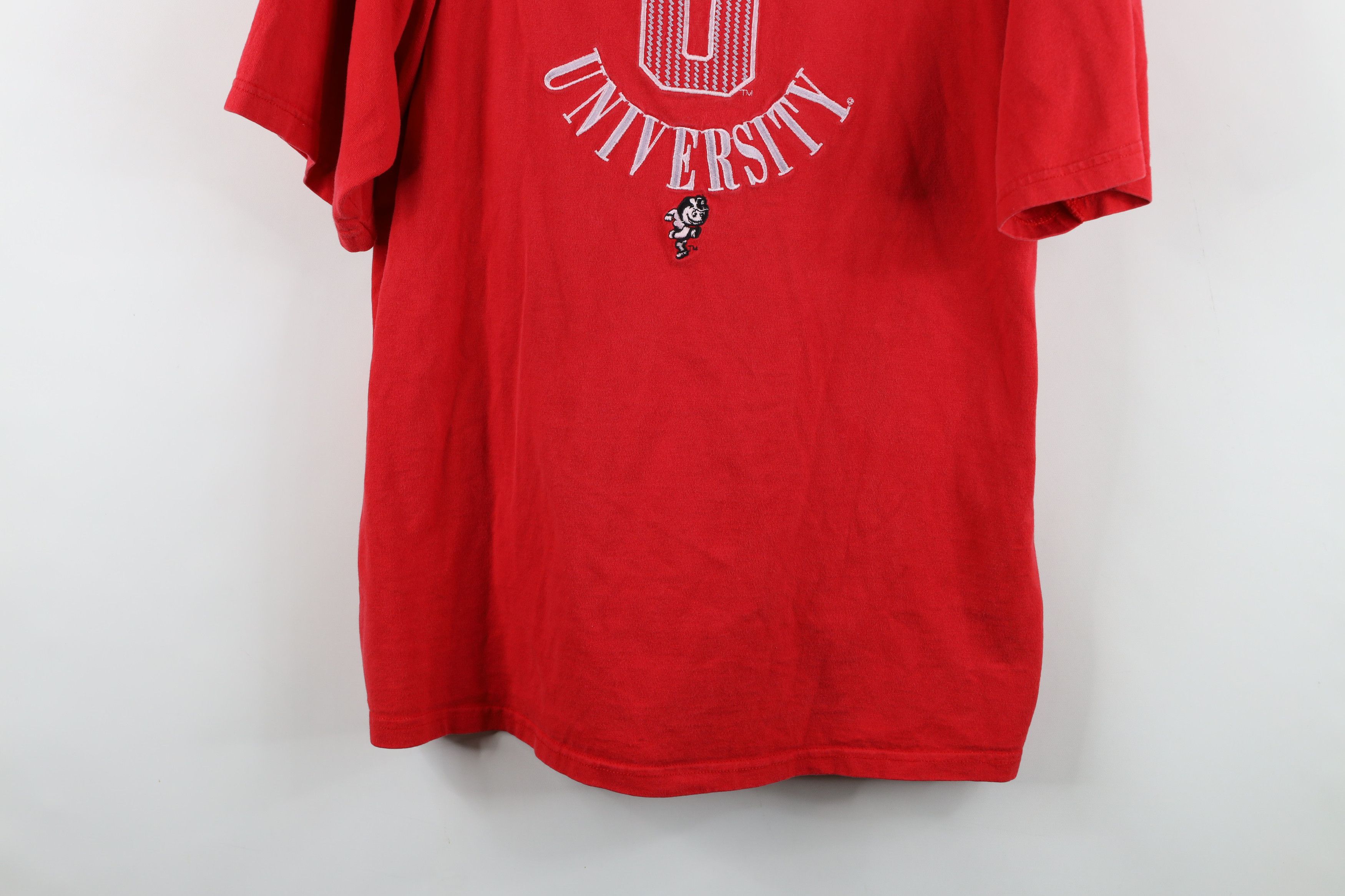Vintage Vintage 90s Heavyweight Ohio State University T-Shirt USA Size US XL / EU 56 / 4 - 3 Thumbnail