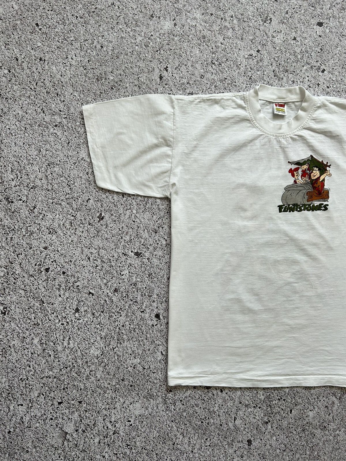 Cartoon Network × Vintage Vintage 90ʼs Cartoon THE FLINTSTONES T-Shirt Size US L / EU 52-54 / 3 - 7 Thumbnail
