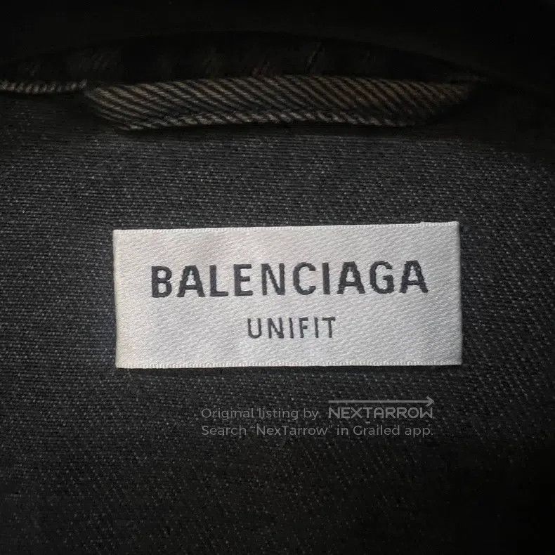 Balenciaga Balenciaga Black Denim Jacket, Size M Size US M / EU 48-50 / 2 - 3 Thumbnail