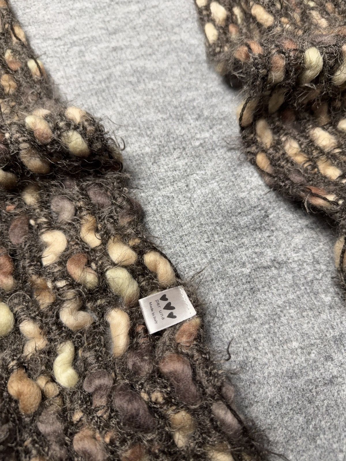 Japanese Brand Avant Garde japanese fuzzy mohair Opium scarf vintage y2k Size ONE SIZE - 6 Thumbnail