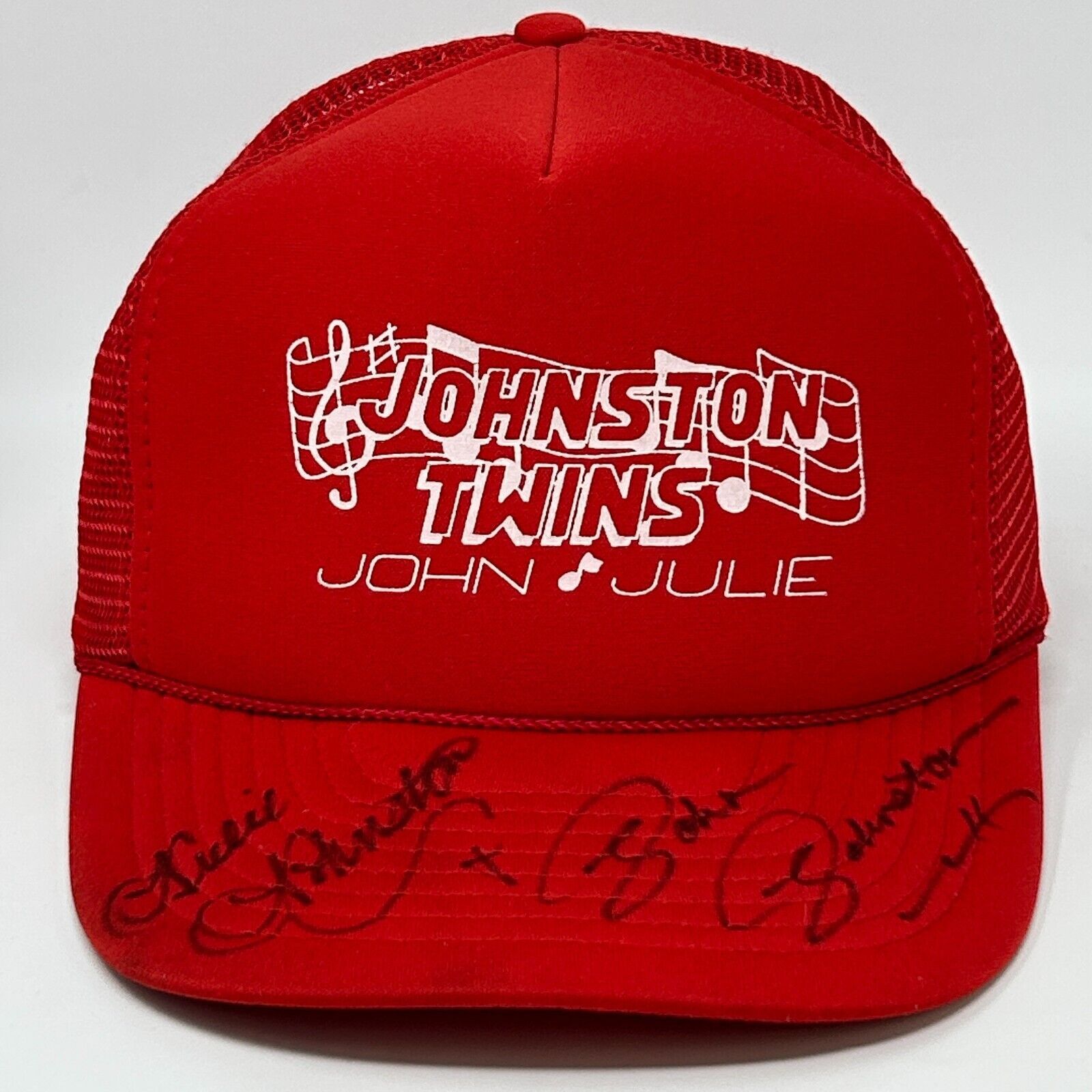 Nissan Vintage Johnston Twins John Julie Trucker Hat Baseball Cap S Size ONE SIZE - 1 Thumbnail