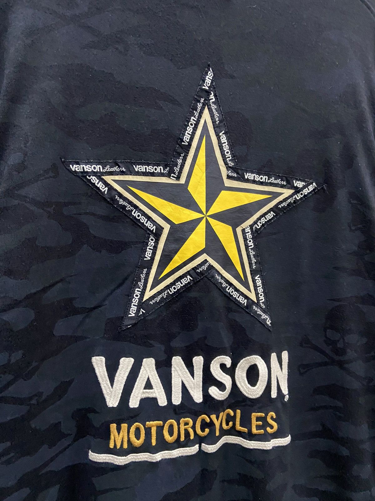 Vanson Leathers VANSON LEATHERS MOTORCYCLES SKULL LONG SLEEVE Size US XL / EU 56 / 4 - 7 Thumbnail