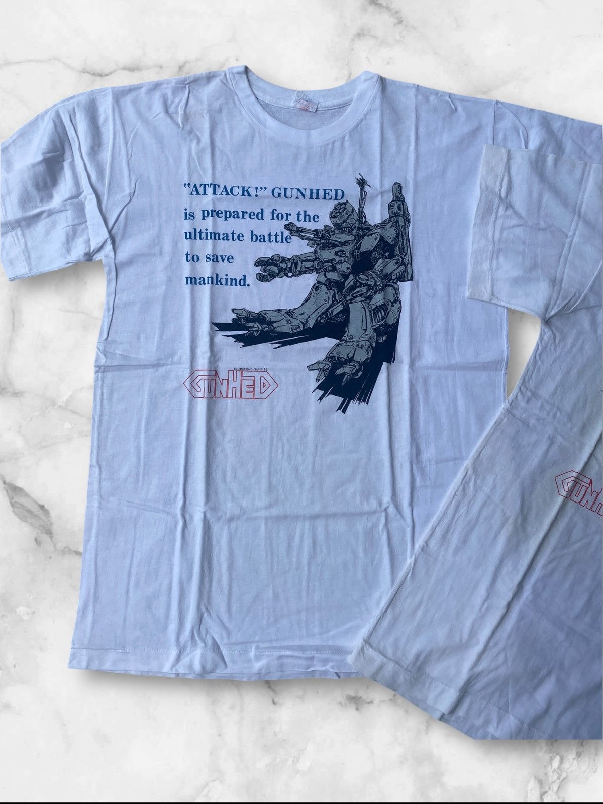 Anime Vintage Gunhed Bundle Medium & Large Rare Anime Mecha Tee Size US M / EU 48-50 / 2 - 8 Thumbnail