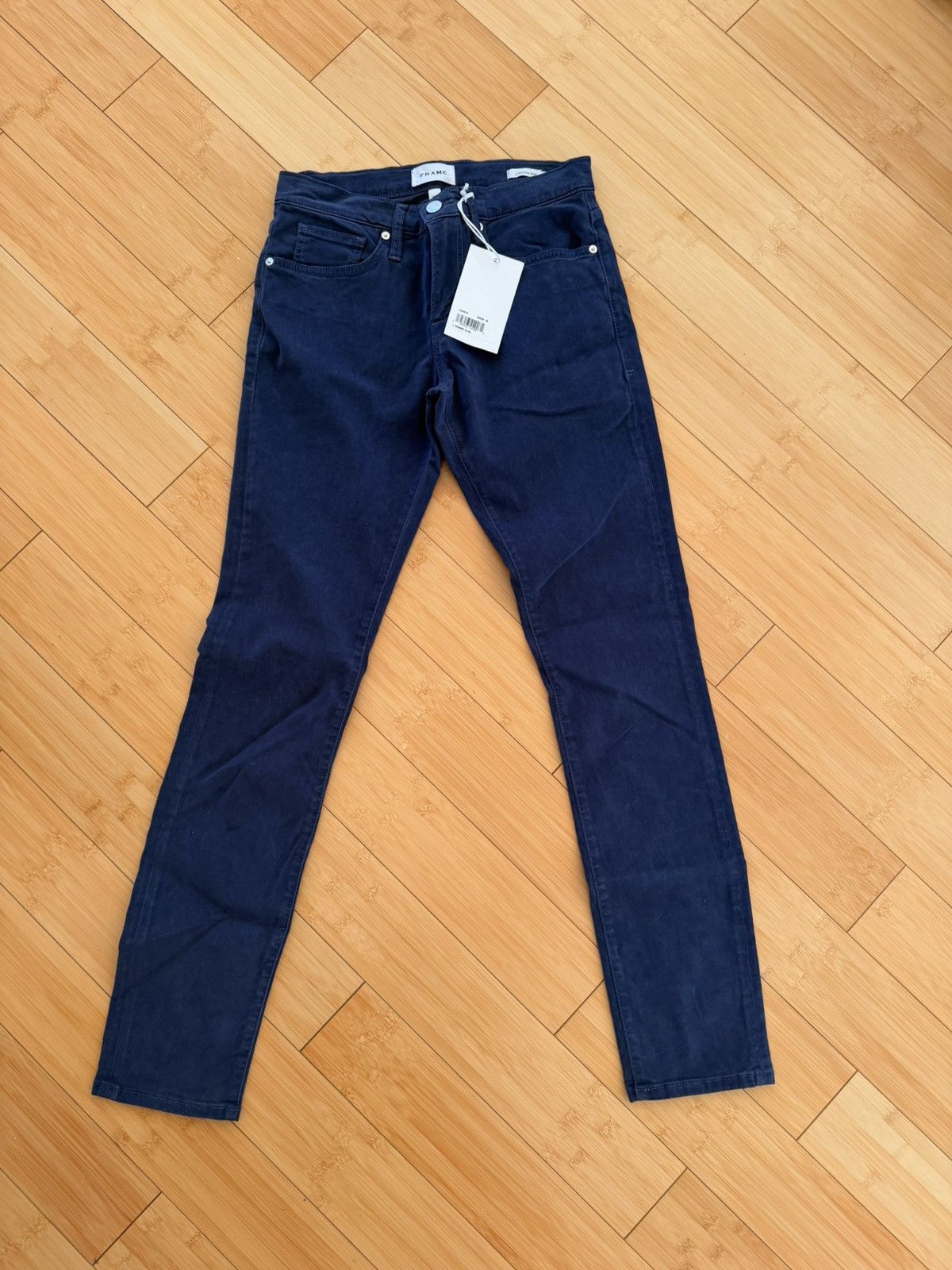 Frame Frame L’Homme Slim Mid-Rise Slim Fit Blue Jeans Size US 30 / EU 46 - 2 Thumbnail