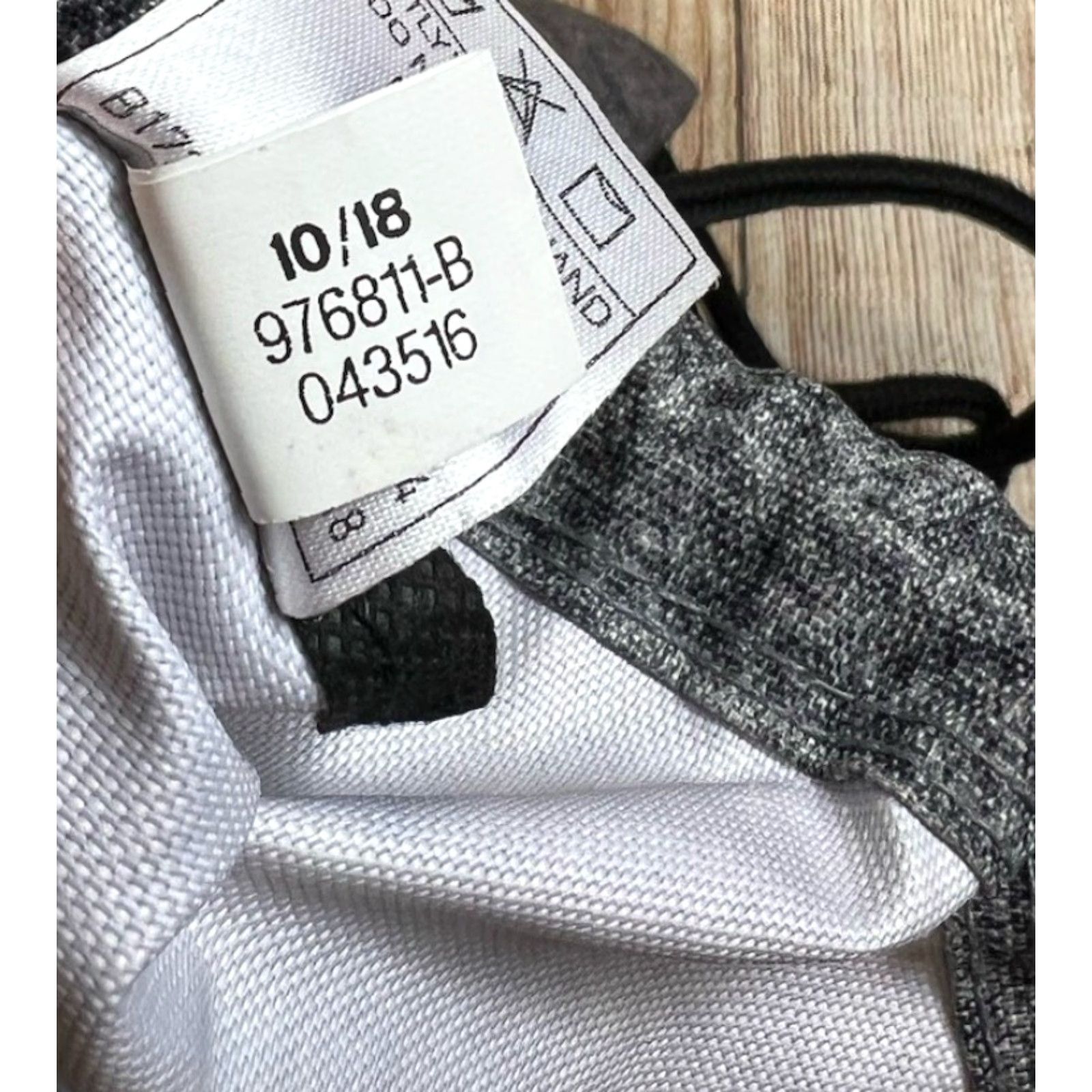 Adidas Adidas Tournament Sackpack Drawstring Gym Bag Black Men Backpack Sport School Grey Size ONE SIZE - 4 Thumbnail
