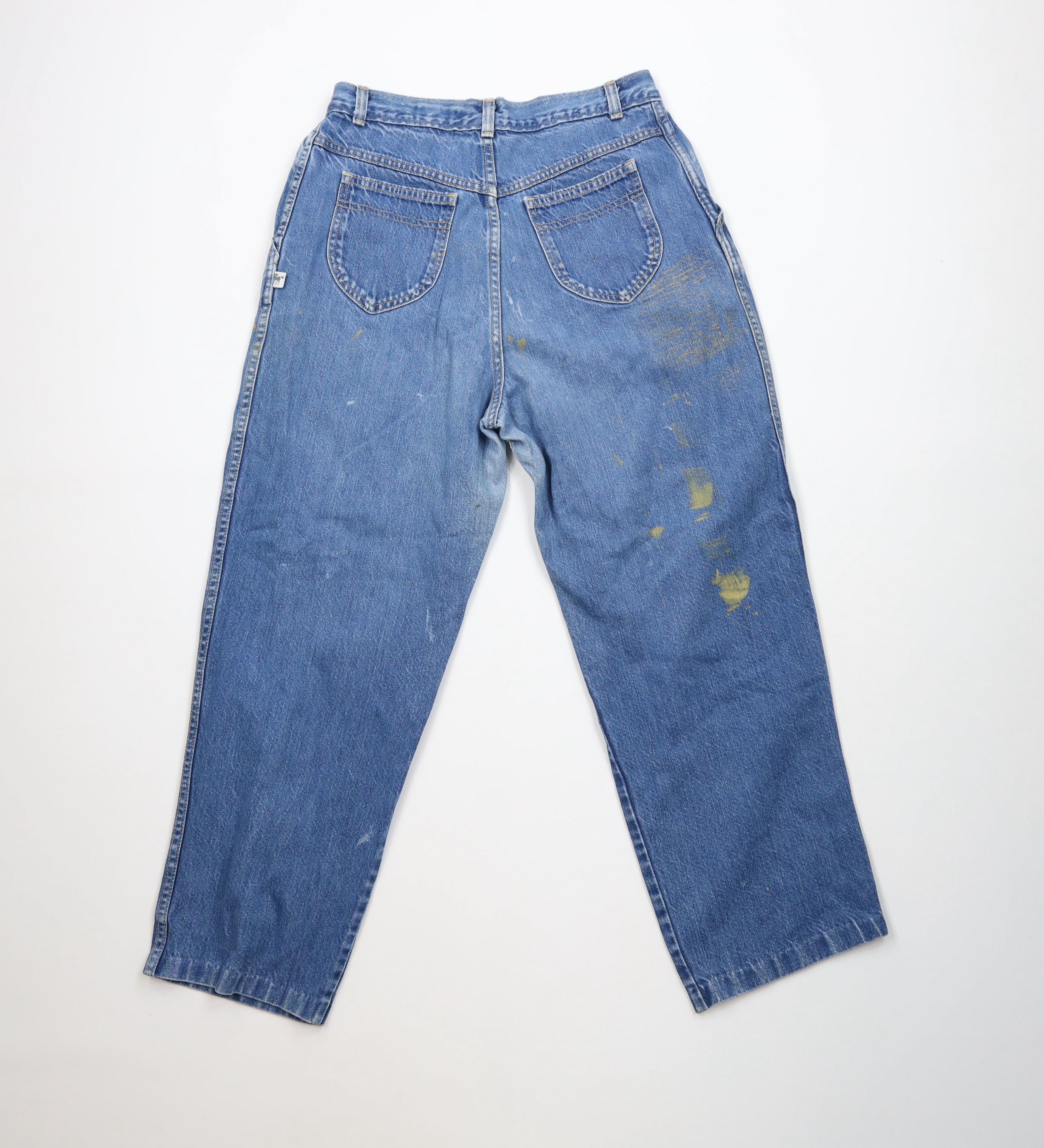 Vintage Vintage 70s Streetwear Pleated High Waisted Denim Jeans USA Size 36" / US 14 / IT 50 - 11 Thumbnail