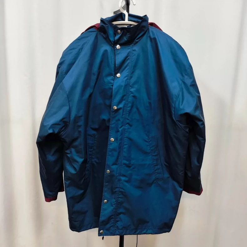 Balenciaga Balenciaga size 38 Denim Windbreaker Long Jacket 2502-Nexta Size US M / EU 48-50 / 2 - 1 Thumbnail