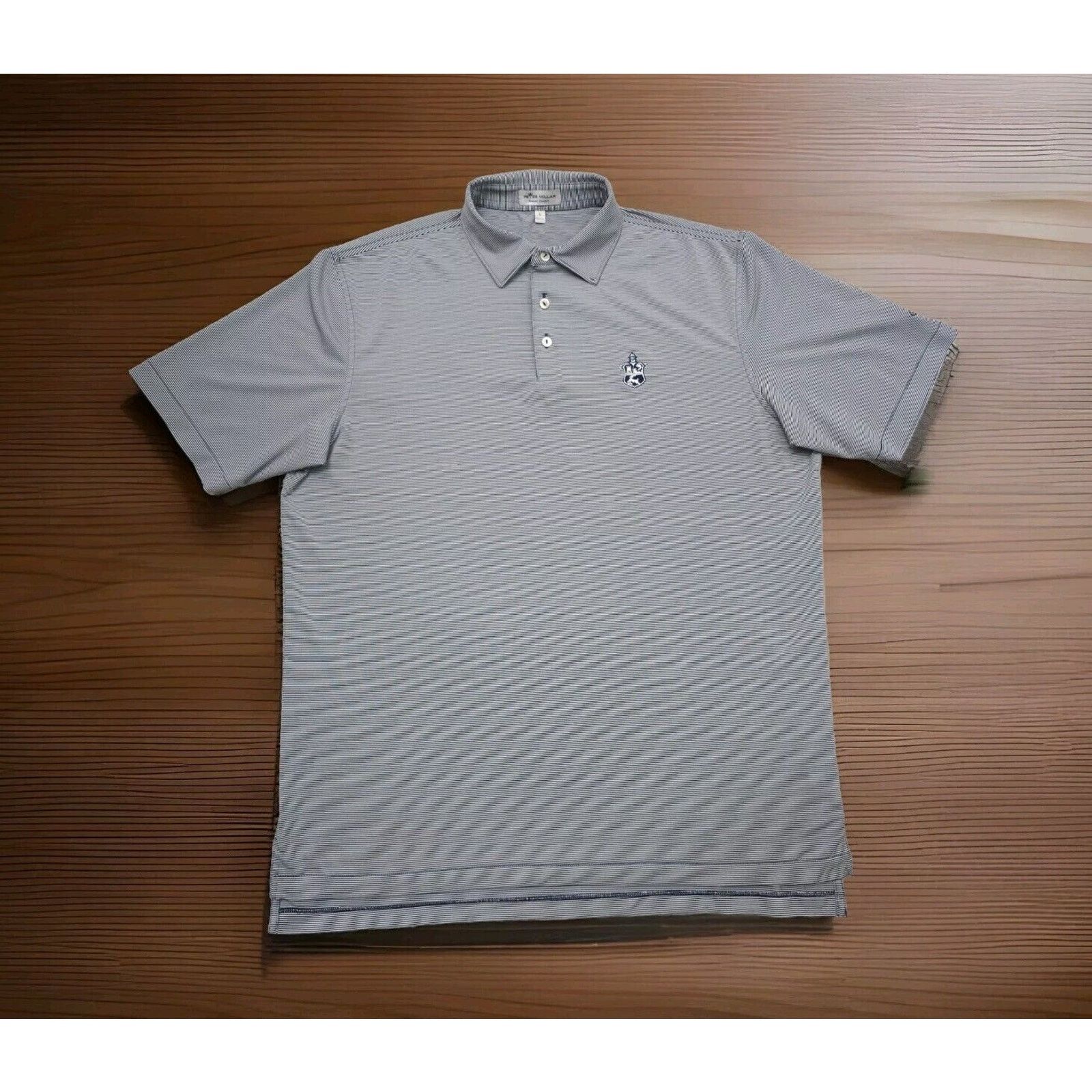 Peter Millar Peter Millar Summer Comfort Polo Shirt Golf Striped Print Size US L / EU 52-54 / 3 - 2 Thumbnail