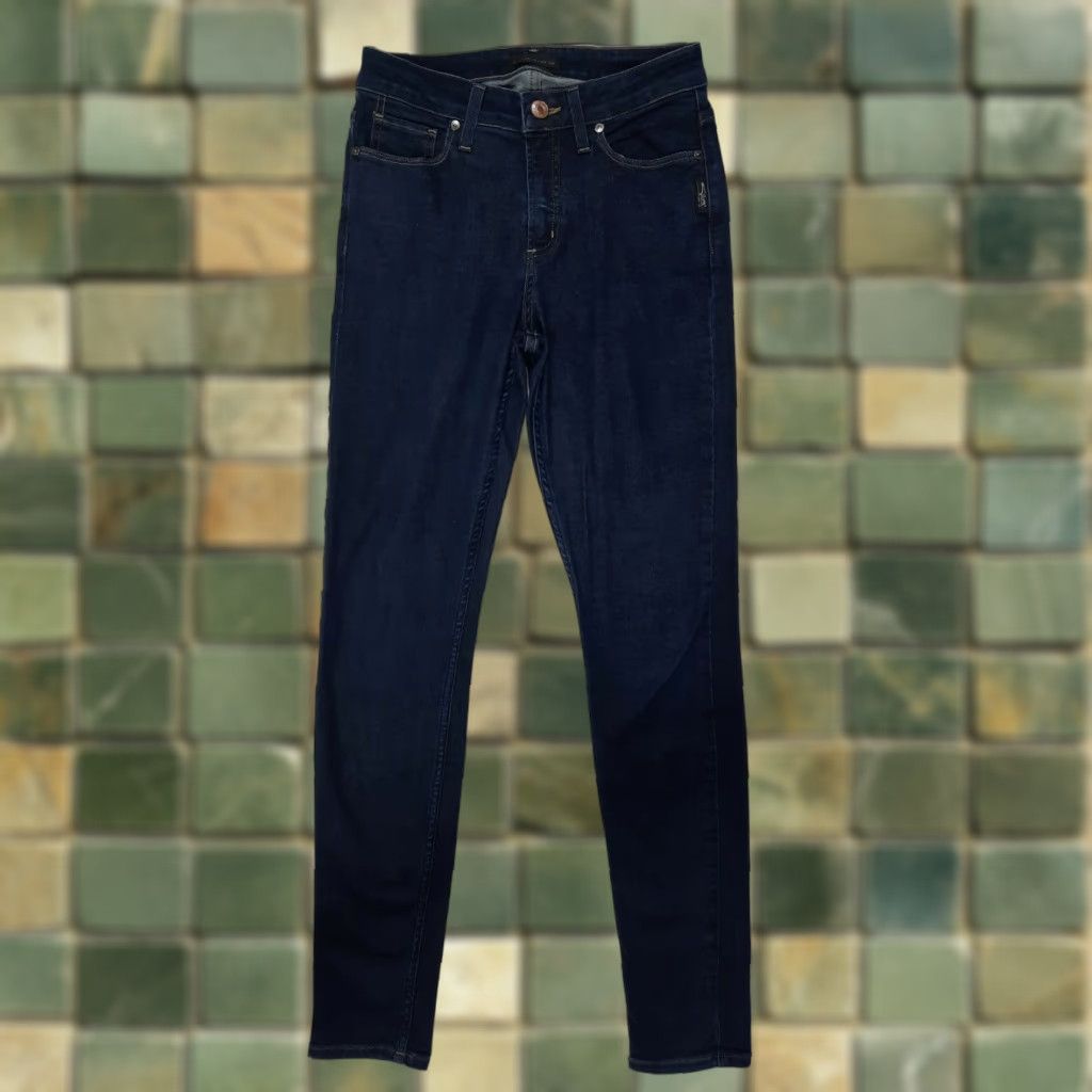 Silver Jeans Co. VINTAGE Silver Jeans Mazy Skinny Jeans Women 26 x 29 High Rise Stretch Dark Denim Blue 5-Pocket Mens? Size 26" / US 2 / IT 38 - 1 Thumbnail