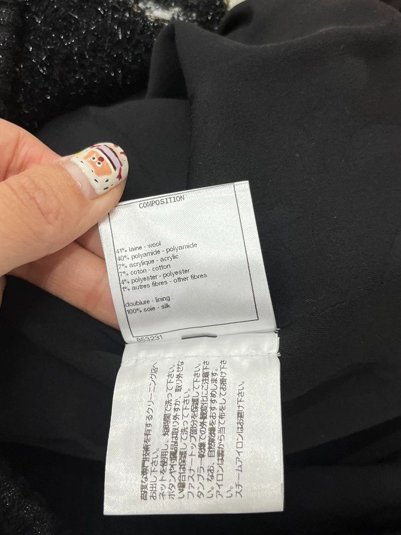 Chanel chanel 22K black and white colour block plaid diamond butt Size XS / US 0-2 / IT 36-38 - 6 Thumbnail