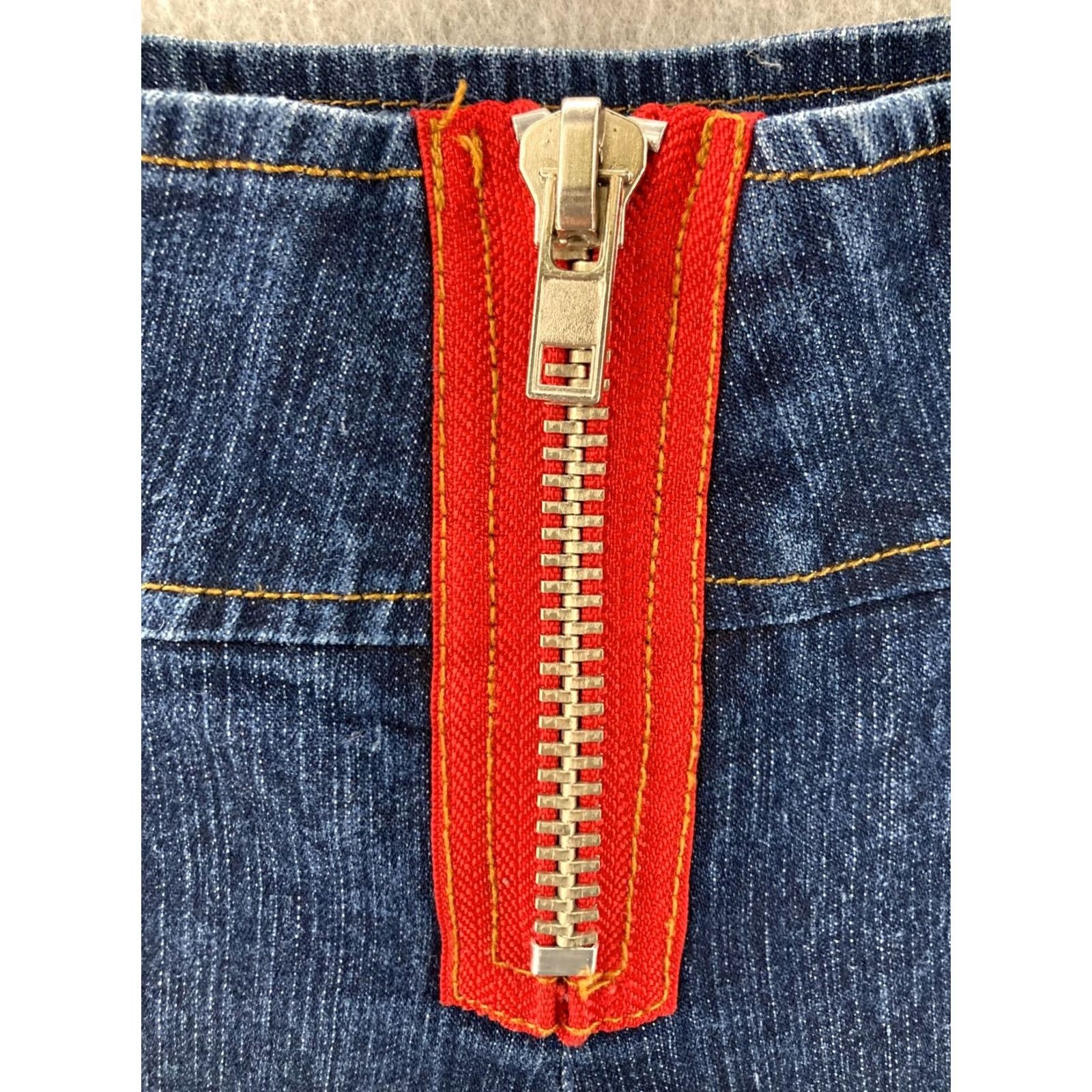 Vintage Goddess Jeans Womens 11/12 Blue Denim Wash Straight Leg 5-Pocket Regular Rise Denim Shirt Size 32" / US 10 / IT 46 - 7 Thumbnail