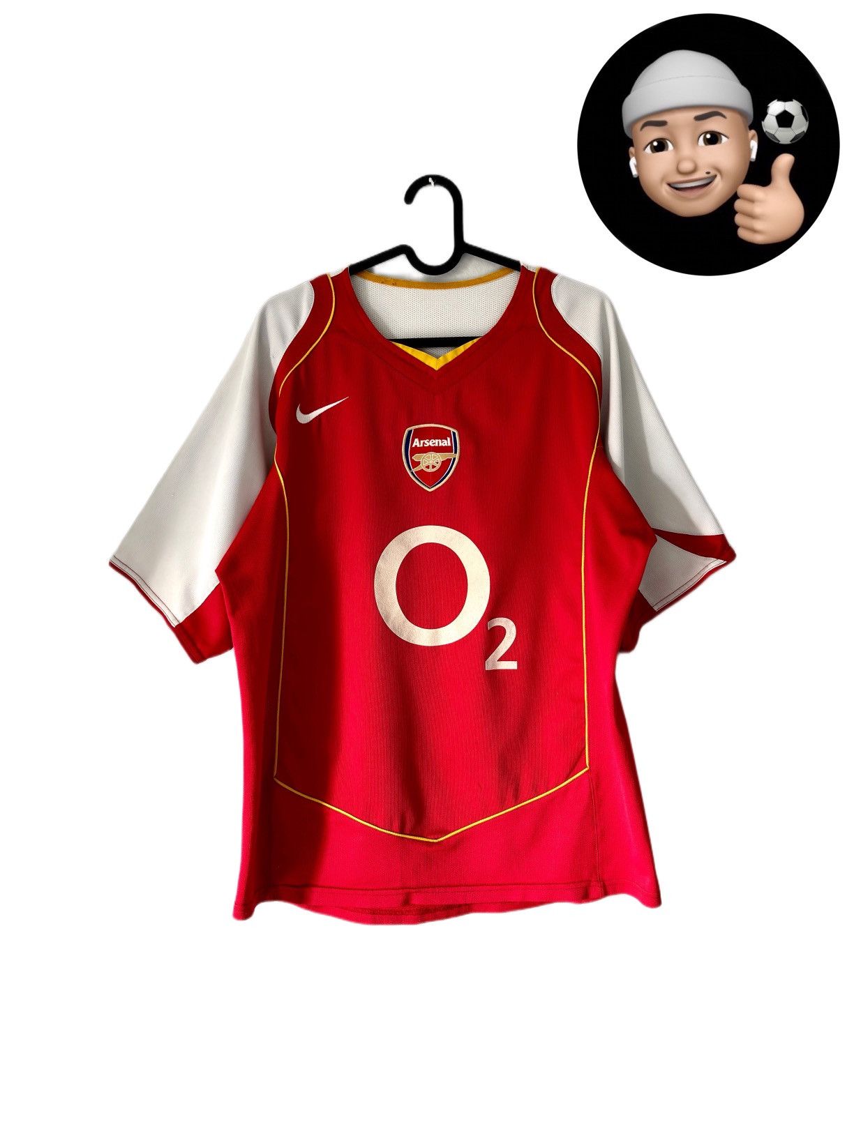 Nike × Vintage 2004 2006 Arsenal London Nike Home Kit Vintage Soccer Jersey Size US S / EU 44-46 / 1 - 1 Thumbnail