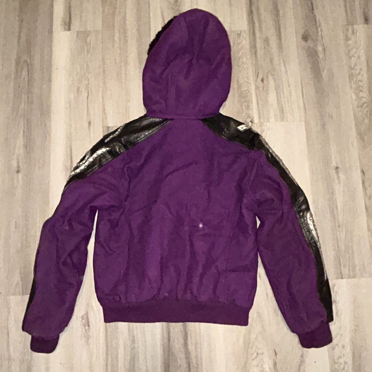 Pelle Pelle Pelle Pelle Y2K Purple bomber coat w/sequins sleeves Size S / US 4 / IT 40 - 5 Thumbnail