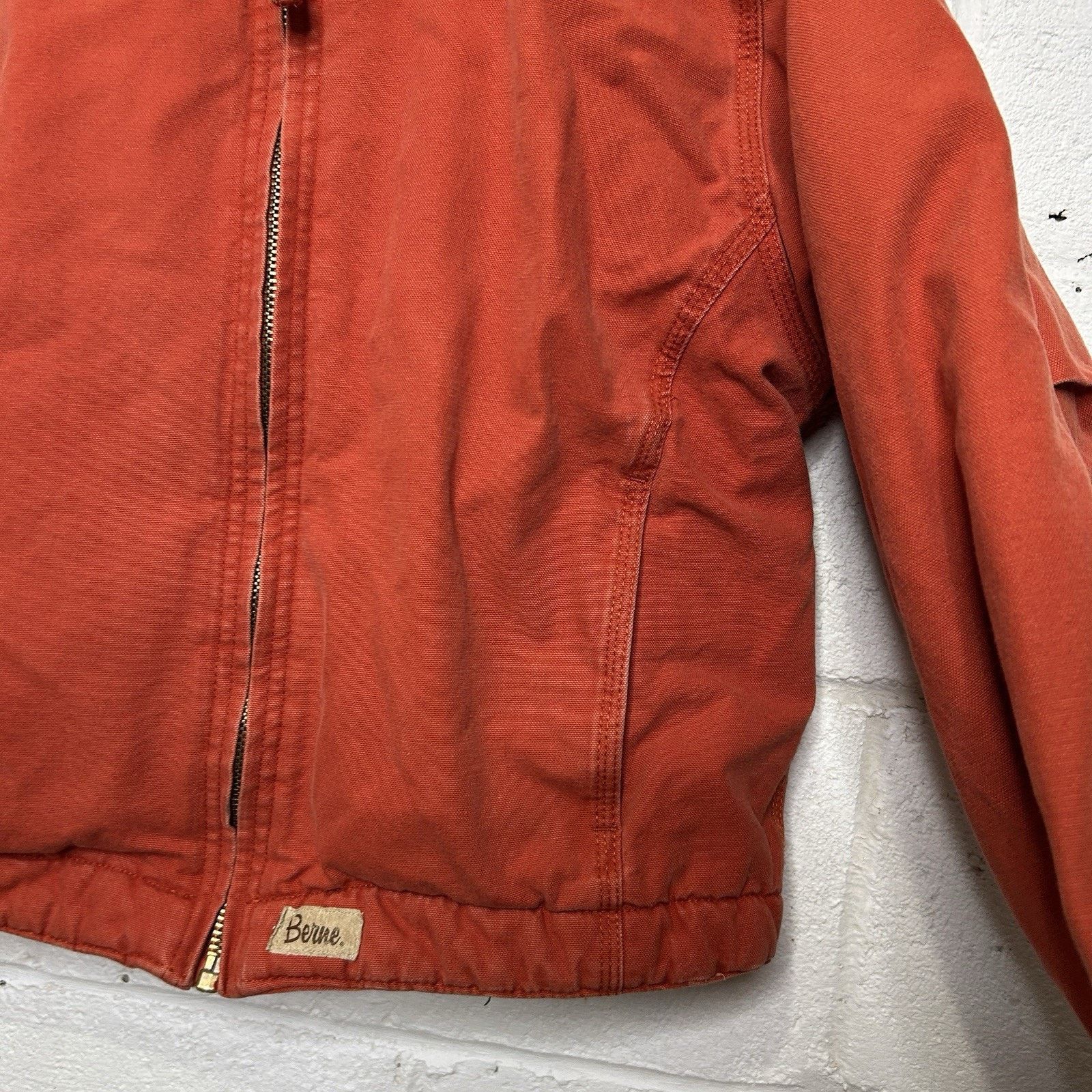 Vintage Vintage Berne Canvas Sherpa-Lined Detroit Jacket “Orange” Size M / US 6-8 / IT 42-44 - 9 Thumbnail