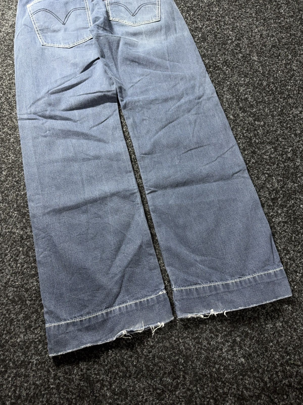 Levi's 00s Vintage Levi’s 880 Baggy Workwear Light Wash Denim Jeans Size US 31 - 15 Thumbnail