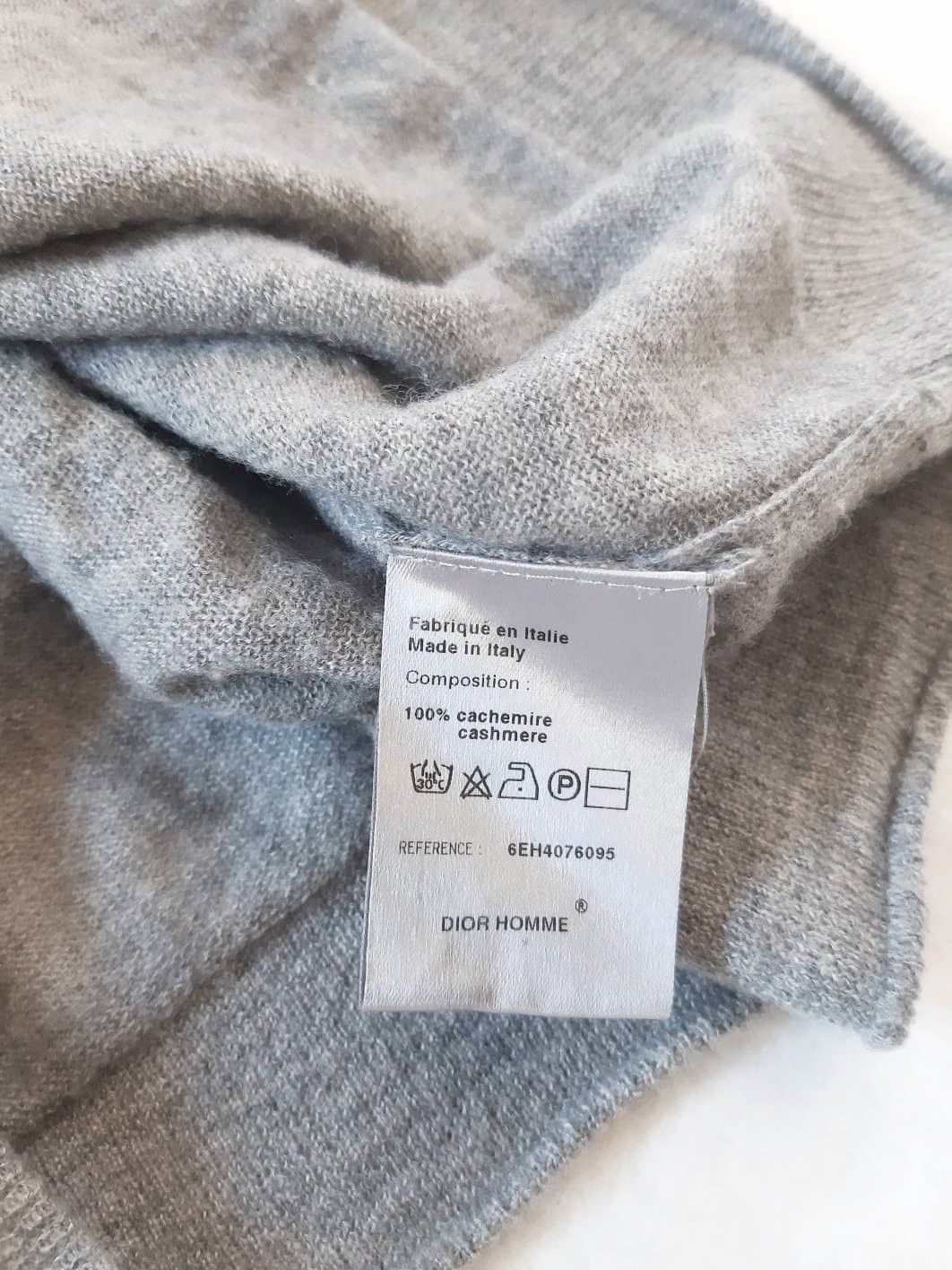 Dior × Hedi Slimane Dior Homme 100% Cashmere Grunge Knit Vest SS 2006 Runway Size US S / EU 44-46 / 1 - 6 Thumbnail