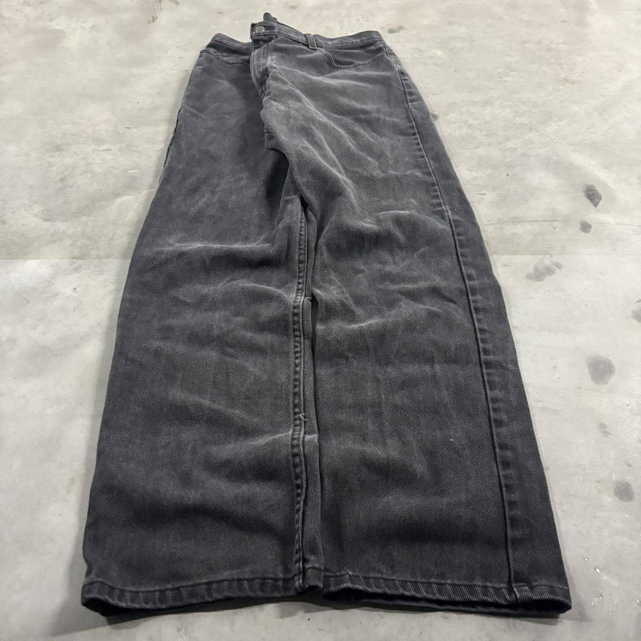 Vintage Crazy Vintage Y2K/2000s Grunge Faded Black Denim Jeans! 38x32 Size US 38 / EU 54 - 3 Thumbnail