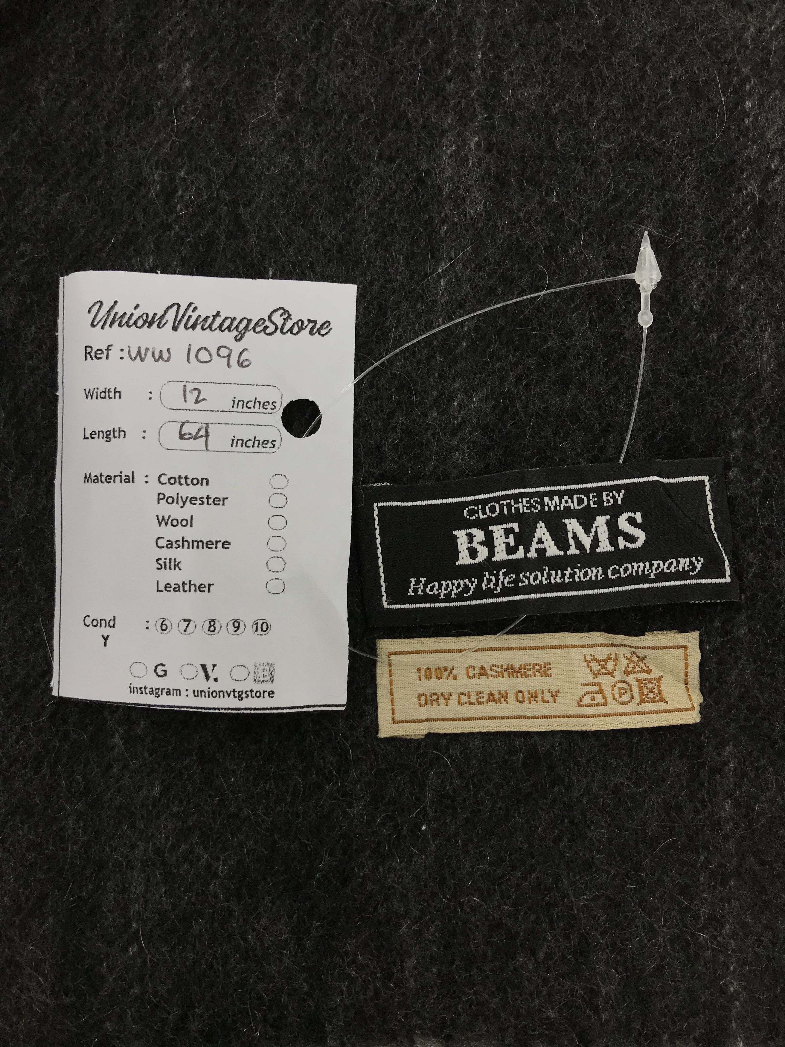 Beams Plus Beams Scarf / Muffler / Neckwear - WW1096 Size ONE SIZE - 4 Thumbnail