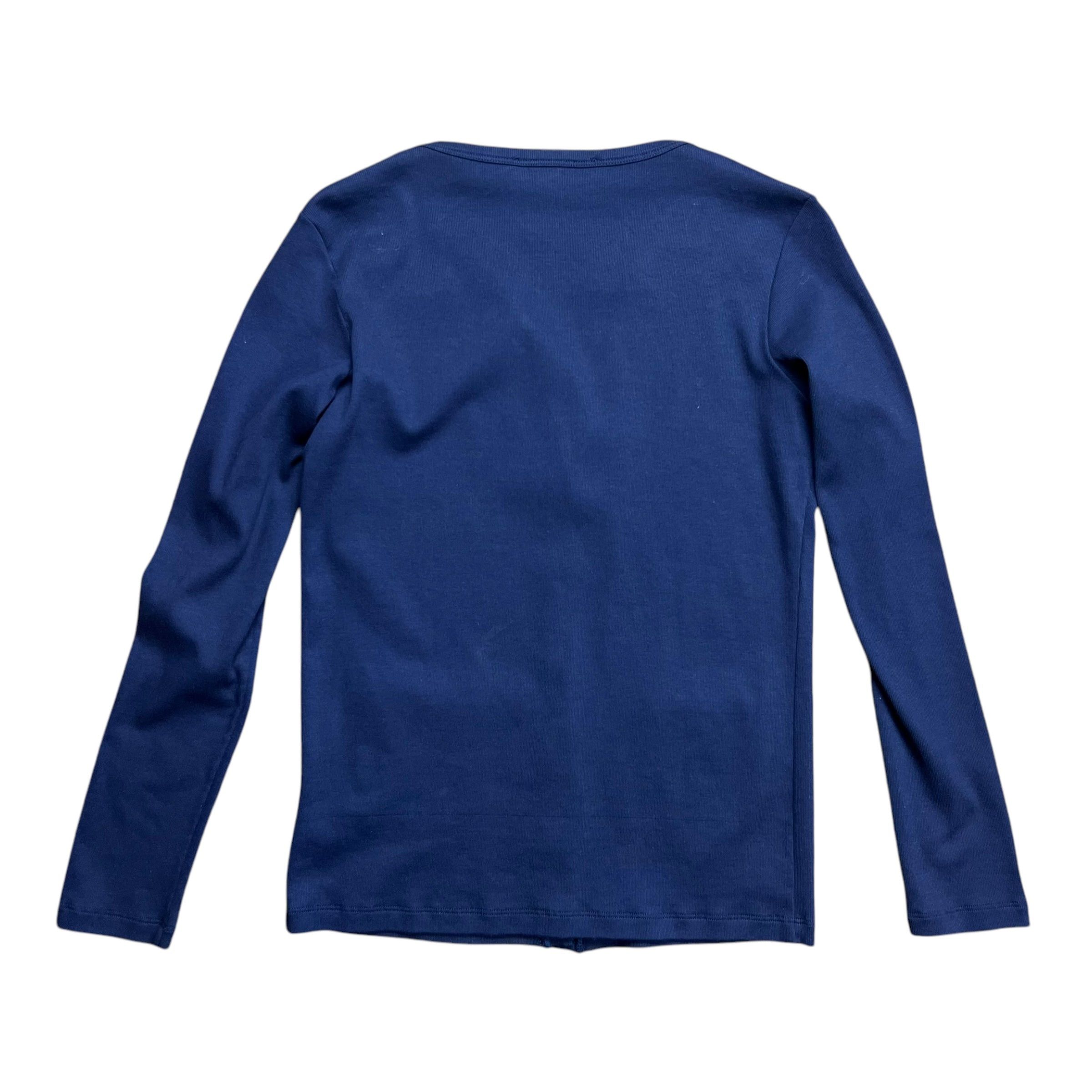 Fabiana Filippi Fabiana Filippi Navy Button-up Cardigan - L Size L / US 10 / IT 46 - 7 Thumbnail