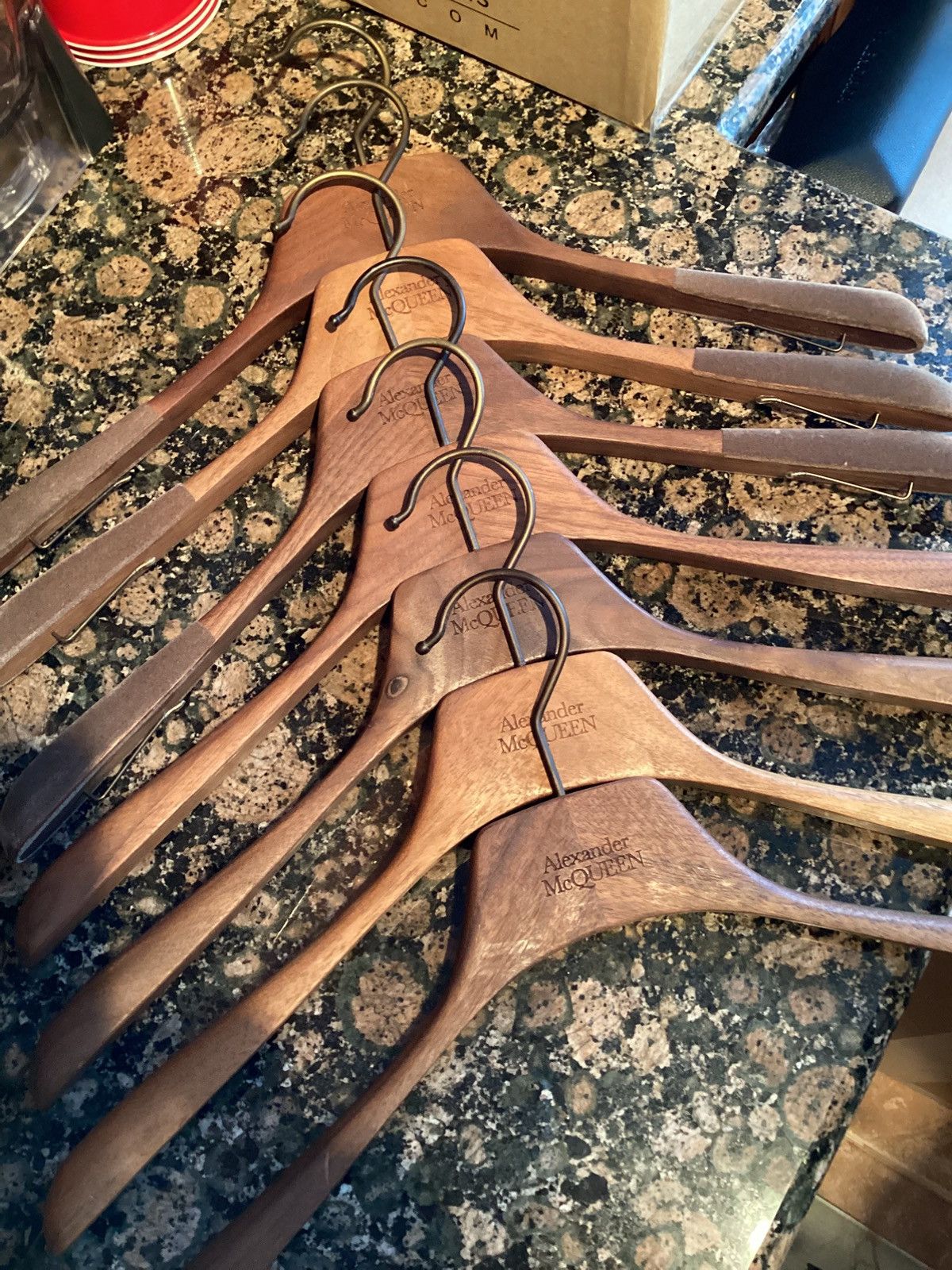 Alexander McQueen Alexander McQueen wooden hangers Size ONE SIZE - 1 Thumbnail