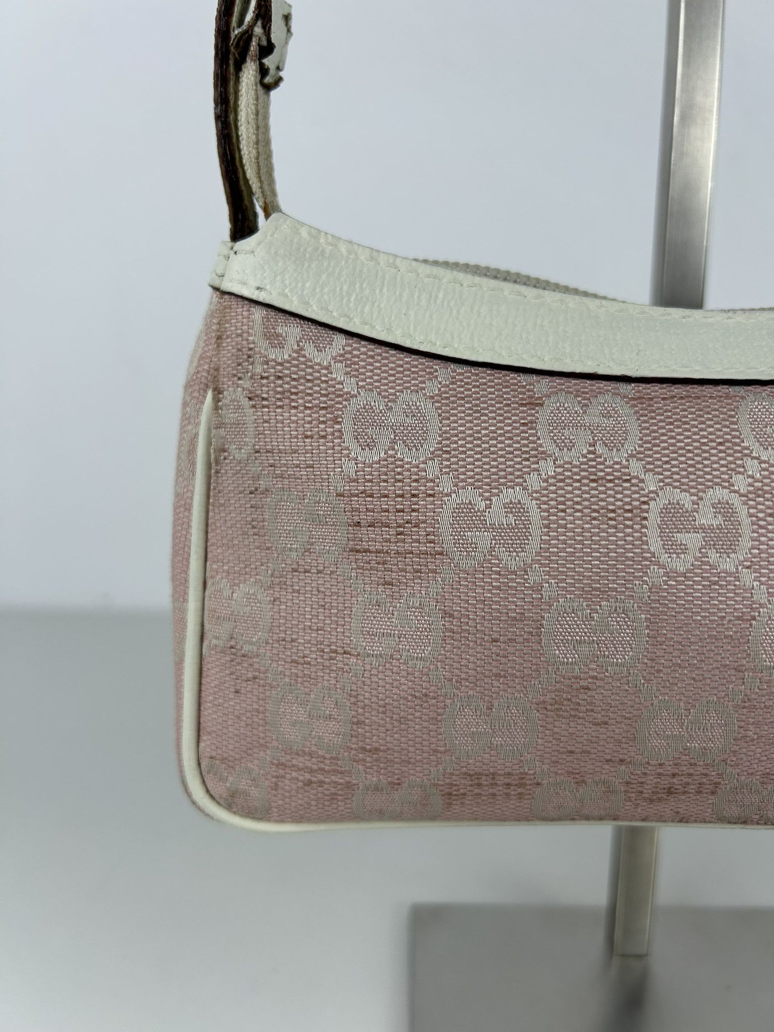Gucci Gucci pink gg monogram canvas pochette Size ONE SIZE - 10 Thumbnail