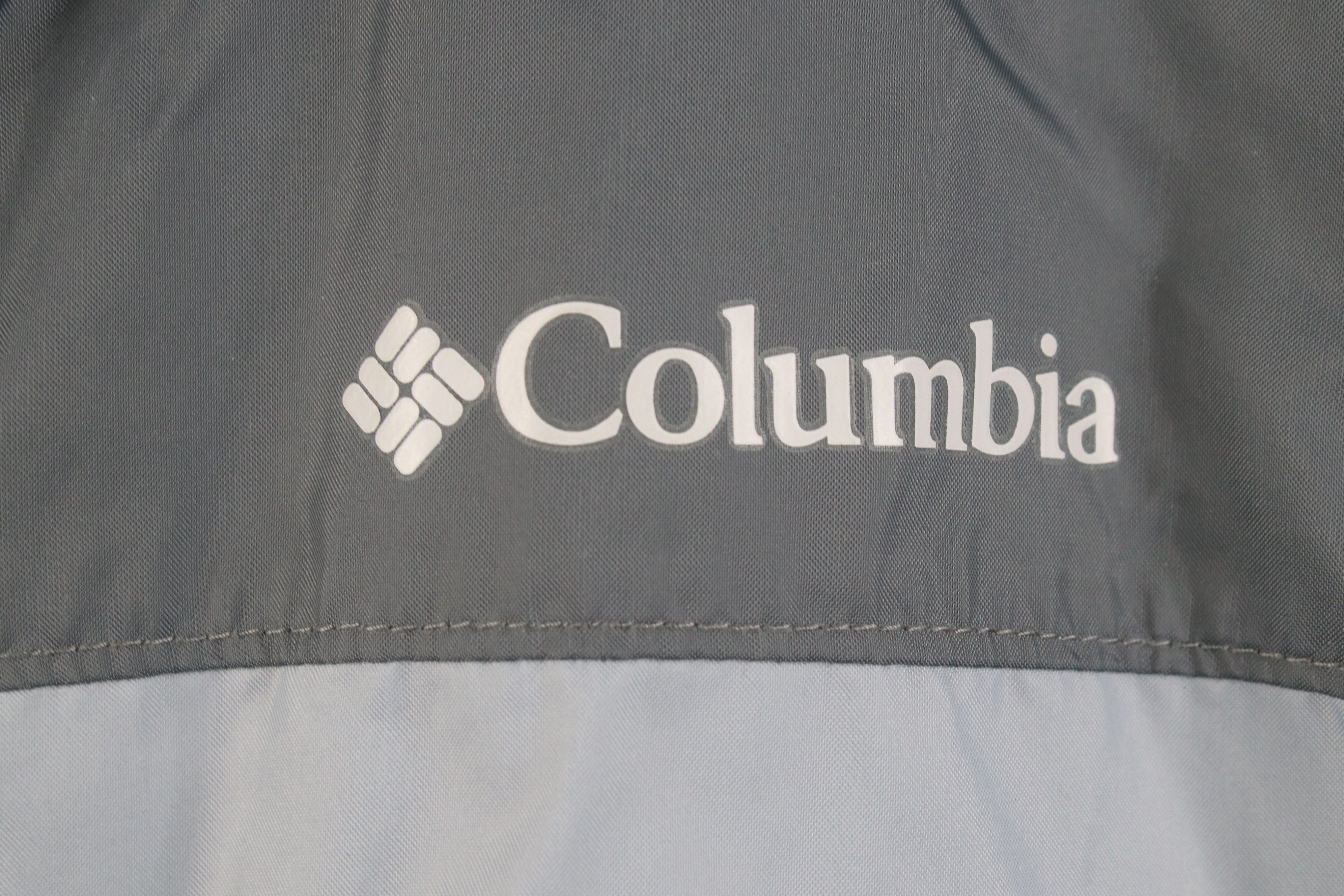 Columbia Y2K Columbia Color Block Hooded Windbreaker Rain Jacket Gray Size US M / EU 48-50 / 2 - 4 Thumbnail