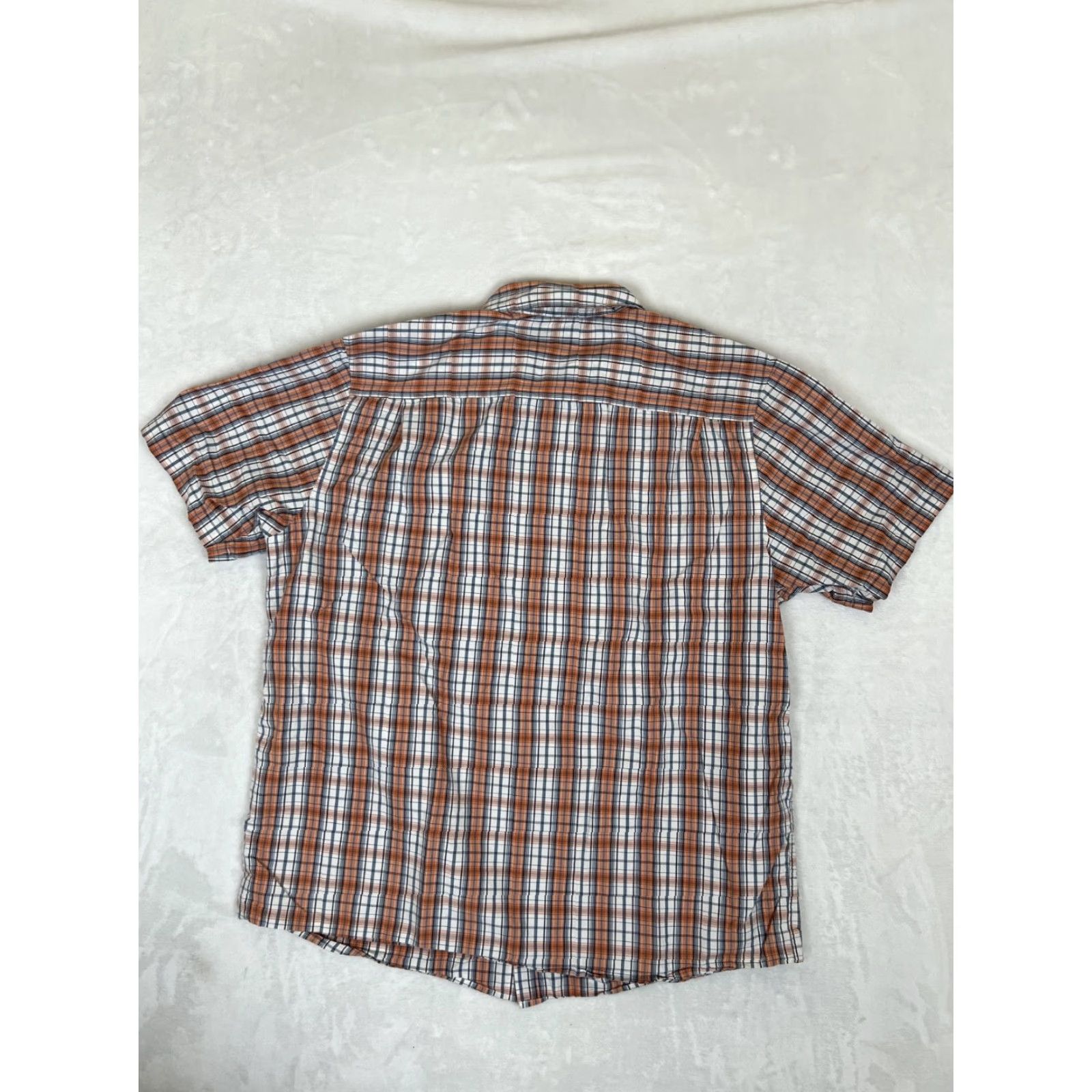 Sideout VINTAGE Sideout Short Sleeve Plaid Button Up Shirt XL Orange Mens Summer Casual Y2K Surf Size US XL / EU 56 / 4 - 5 Thumbnail