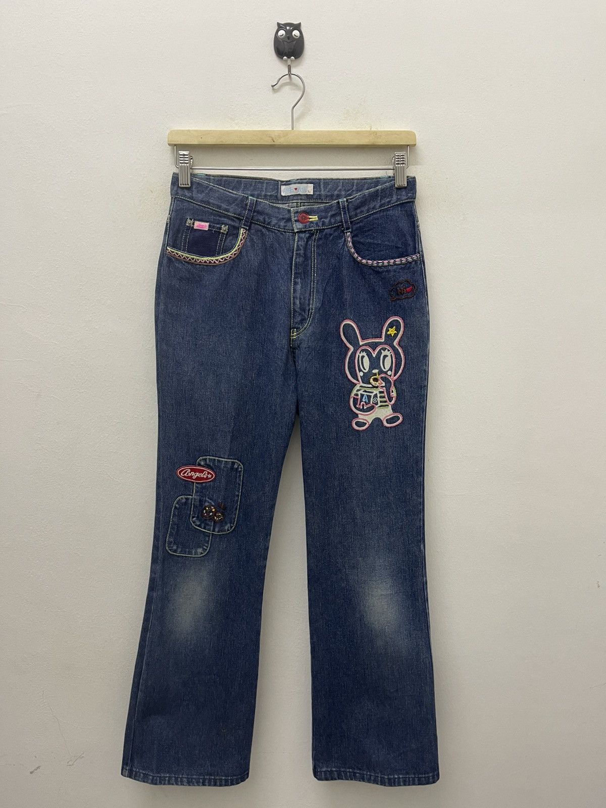 Angel Blue Rare Vintage ANGEL BLUE Yoshitomo Nara Style Size 27" / US 4 / IT 40 - 1 Thumbnail