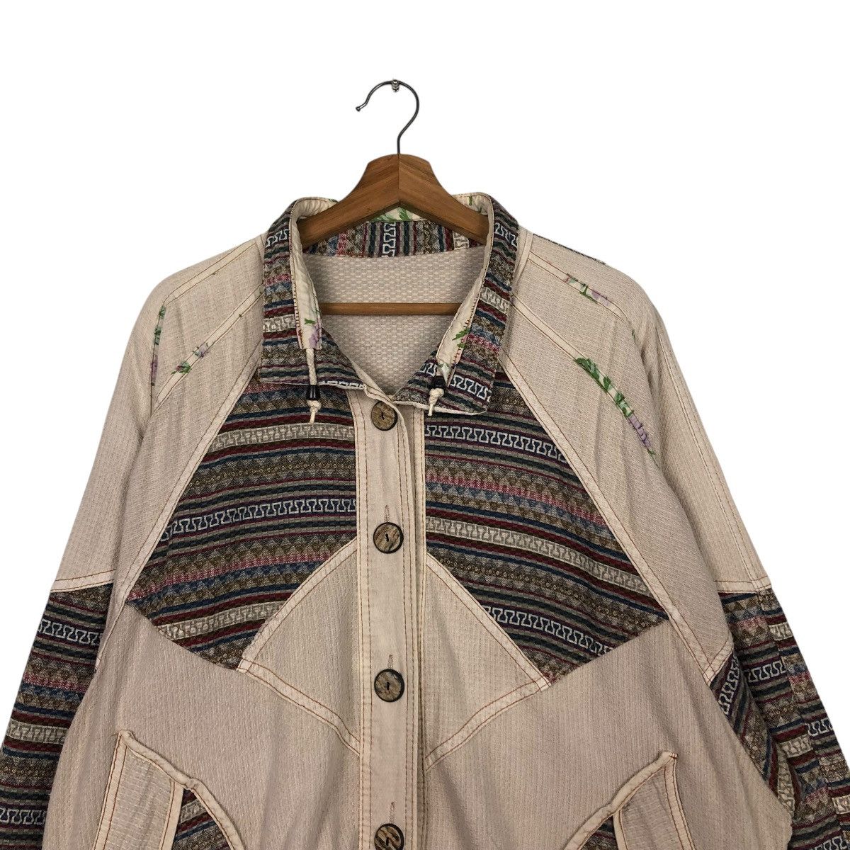 Japanese Brand × Vintage 🔥VINTAGE TRADITIONAL JAPANESE DESIGN CHORE JACKET UNKNOWN Size US L / EU 52-54 / 3 - 5 Thumbnail