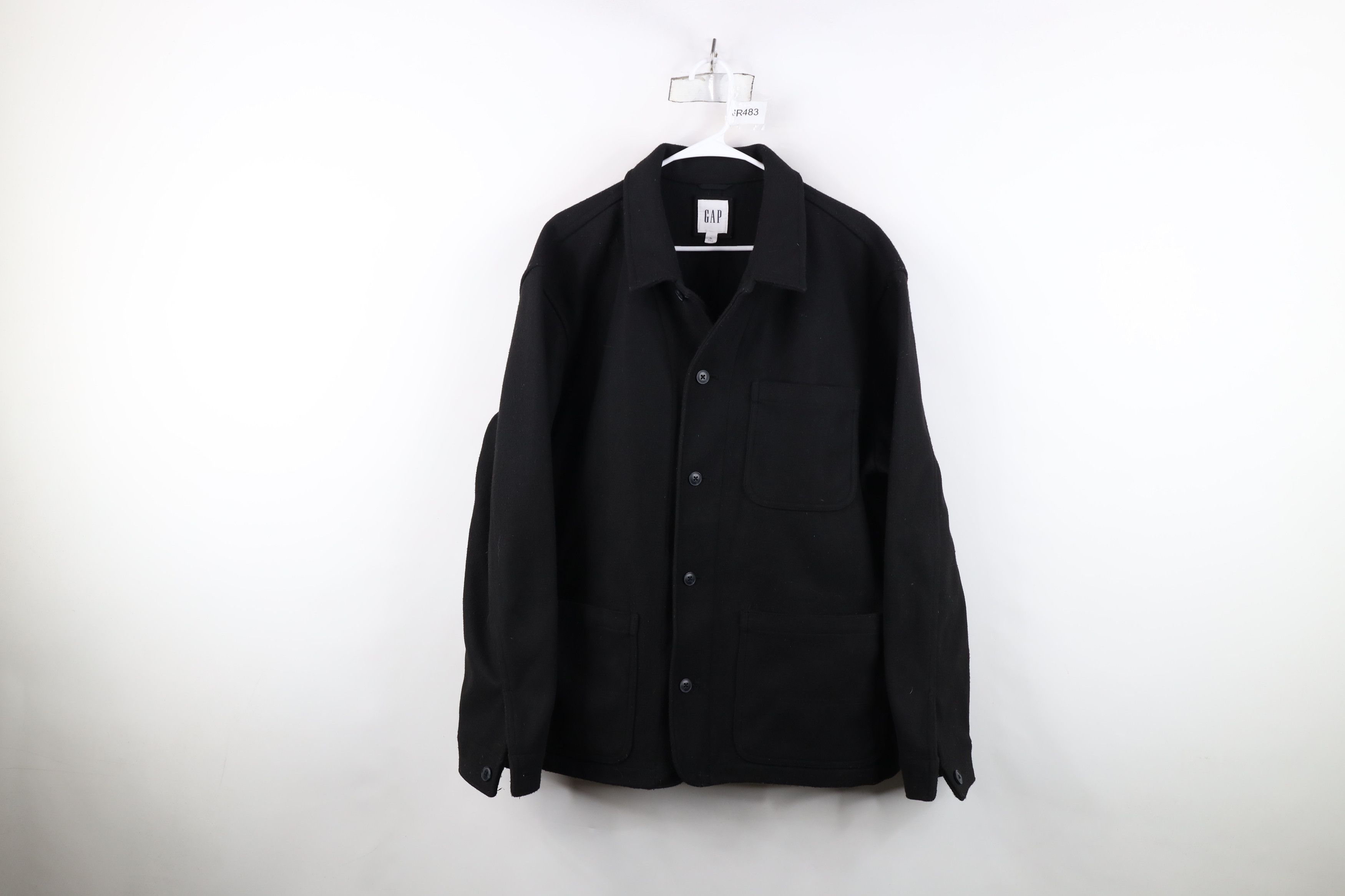 Gap Gap Heavyweight Blank Date Night Button Jacket Black Size US XL / EU 56 / 4 - 1 Thumbnail