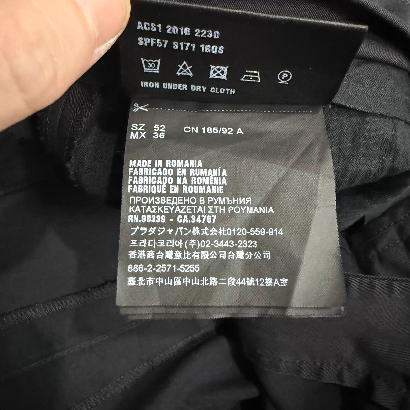 Prada Prada Black Zip Detail Chino Pants 52 95 New Size US 36 / EU 52 - 5 Thumbnail