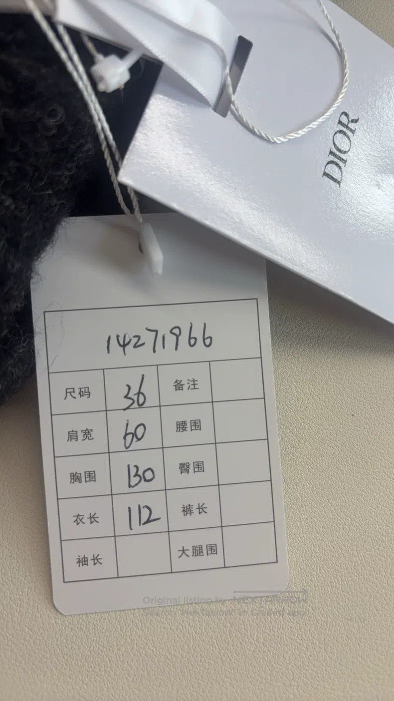 Dior Dior Retro literary style colour block wool coat Size XS / US 0-2 / IT 36-38 - 5 Thumbnail