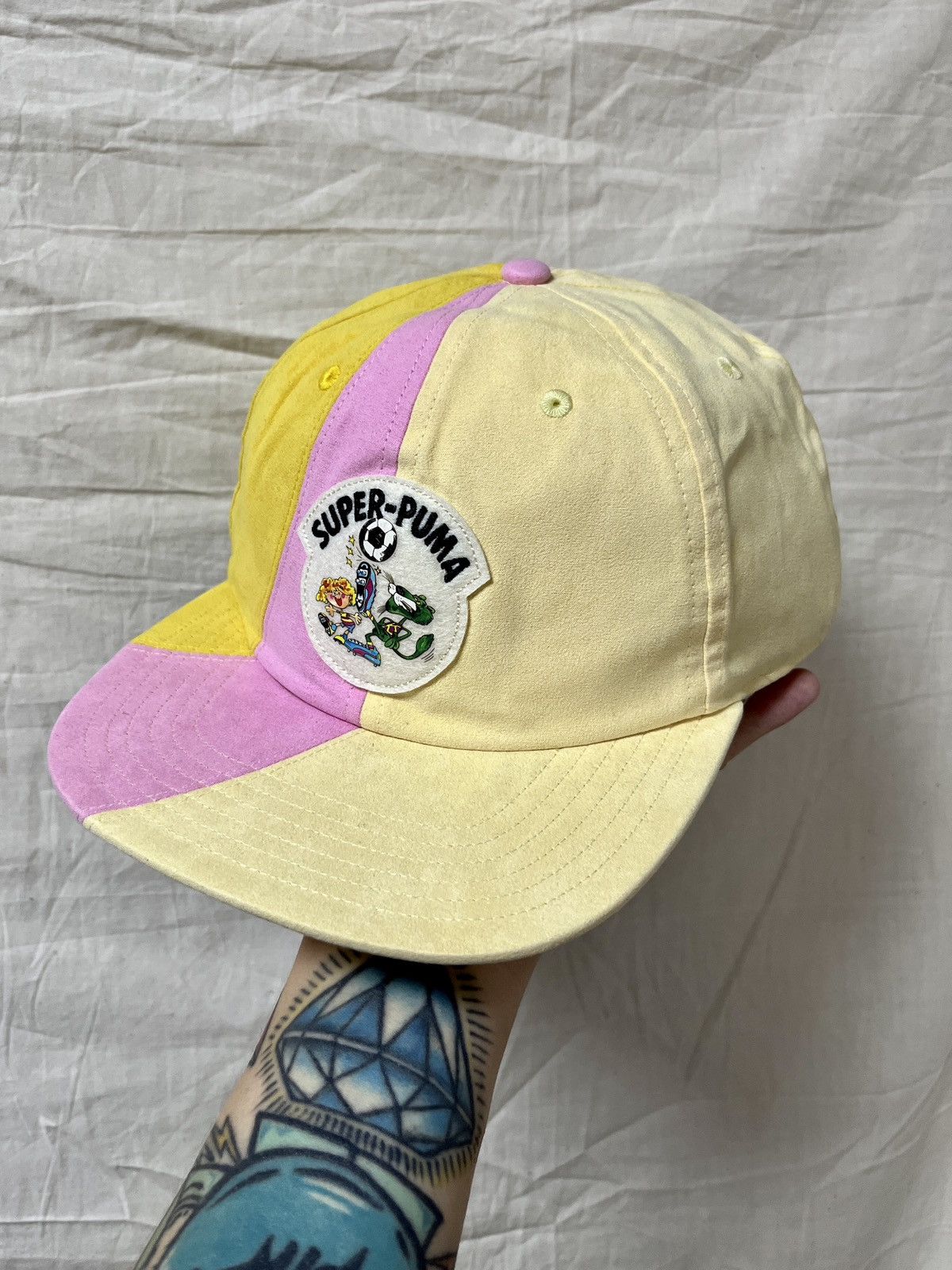 KidSuper × Puma Rare Puma Kidsuper Studio Multicolor Suedette Adjustable Hat Size ONE SIZE - 3 Thumbnail